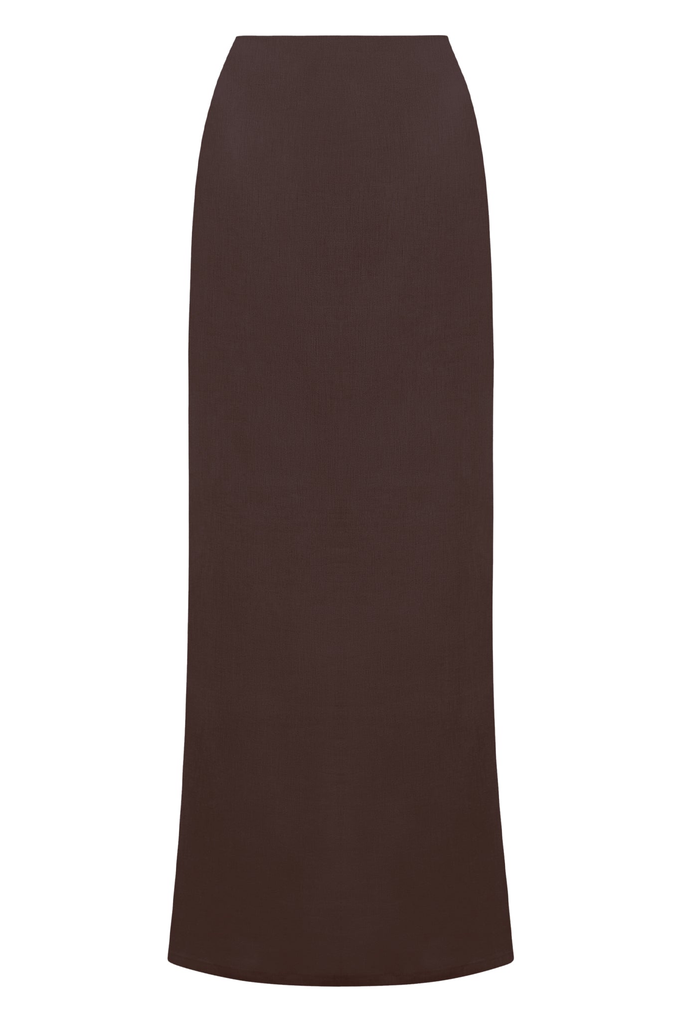 Fontelina Linen Skirt - Espresso