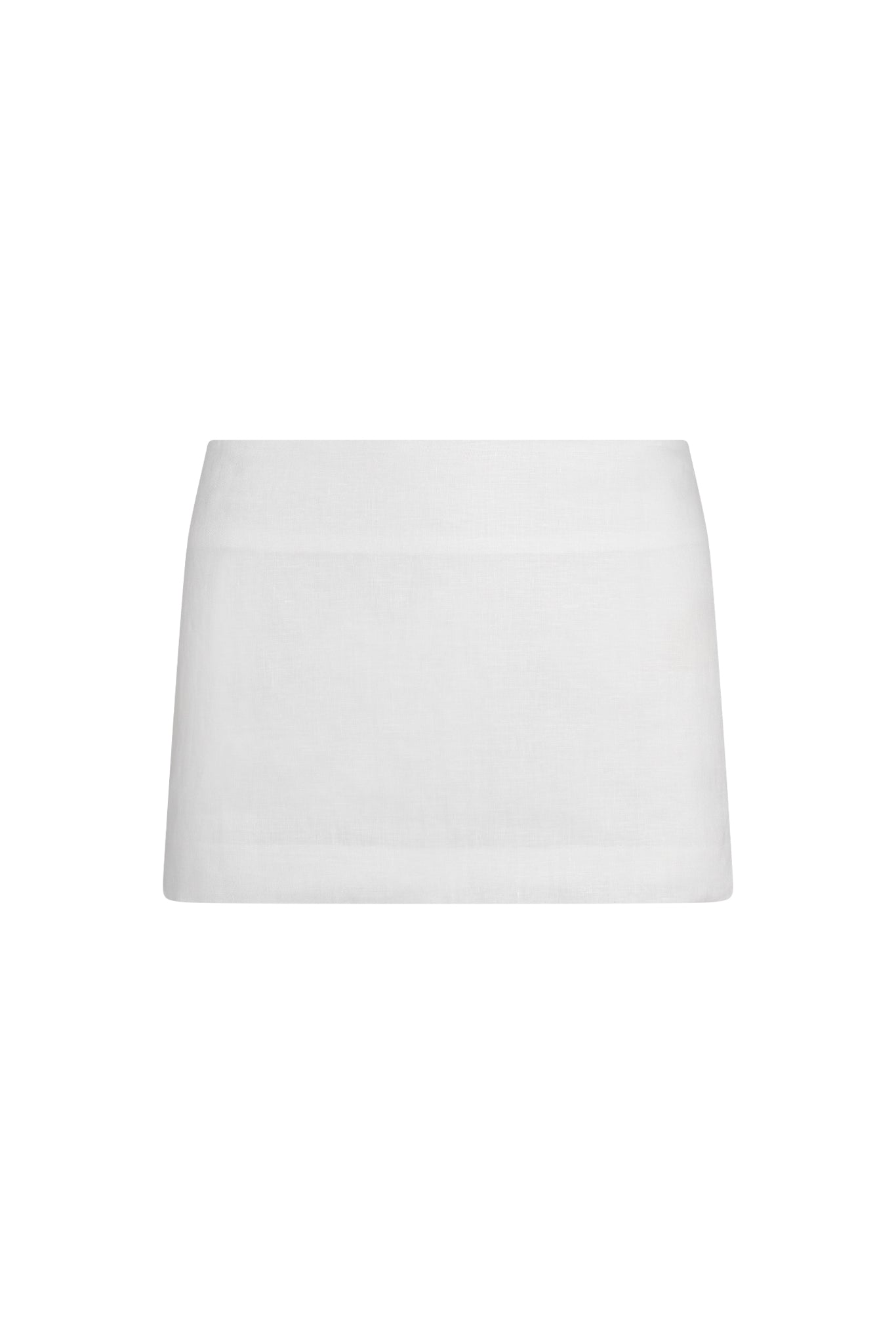 Fontelina Mini Skirt - White Linen