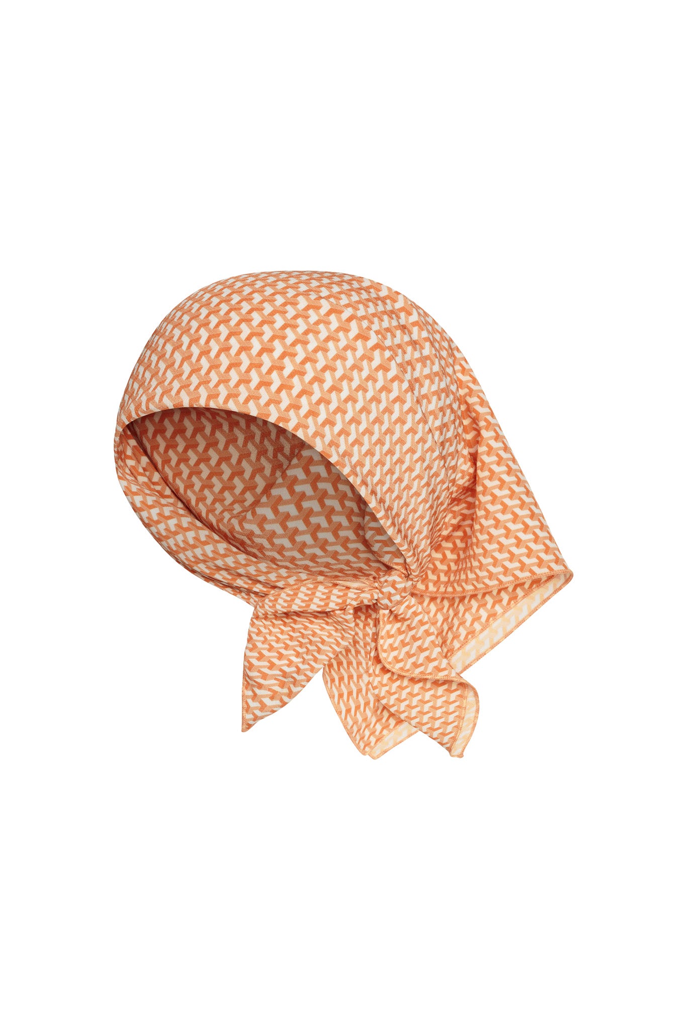 Monday Head Scarf - Micro Geo Silk