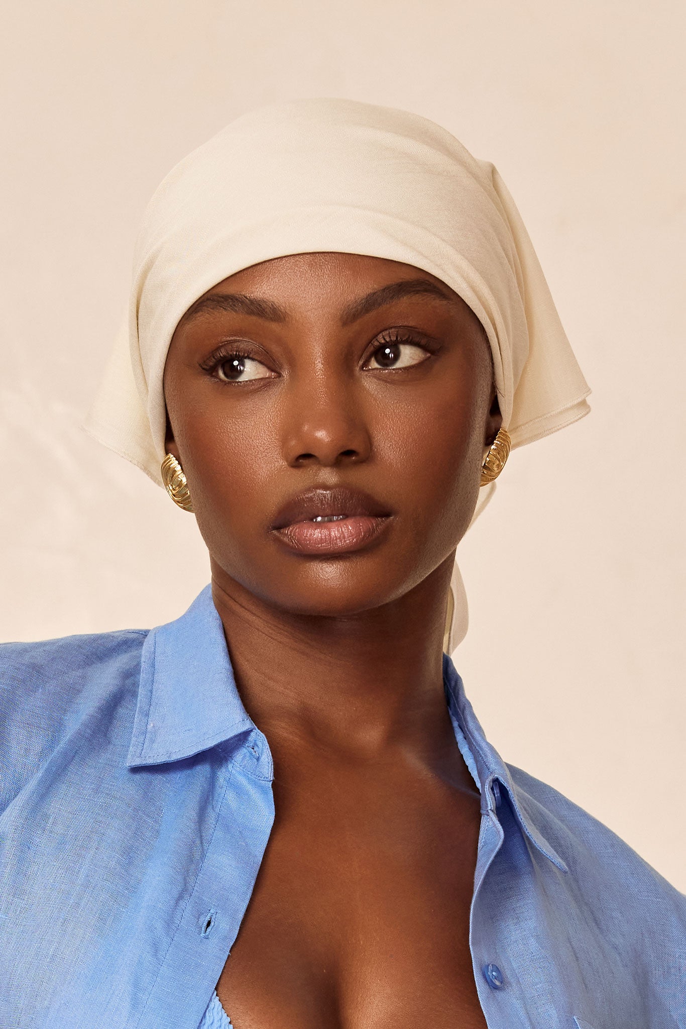Monday Headscarf - Ivory