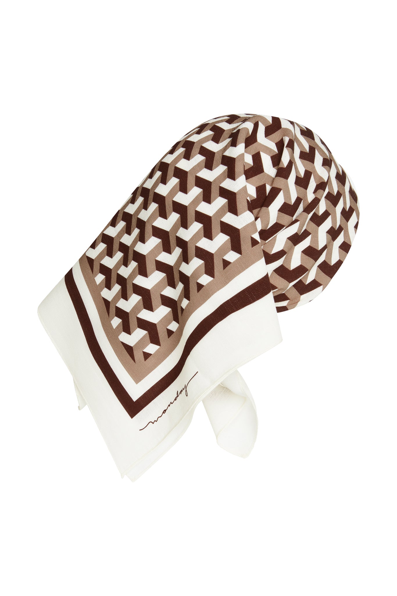Monday Head Scarf - Husk Geo