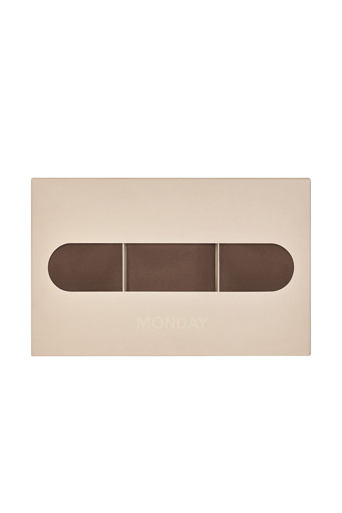 Monday Invisible Thong 3 Pack - Mocha