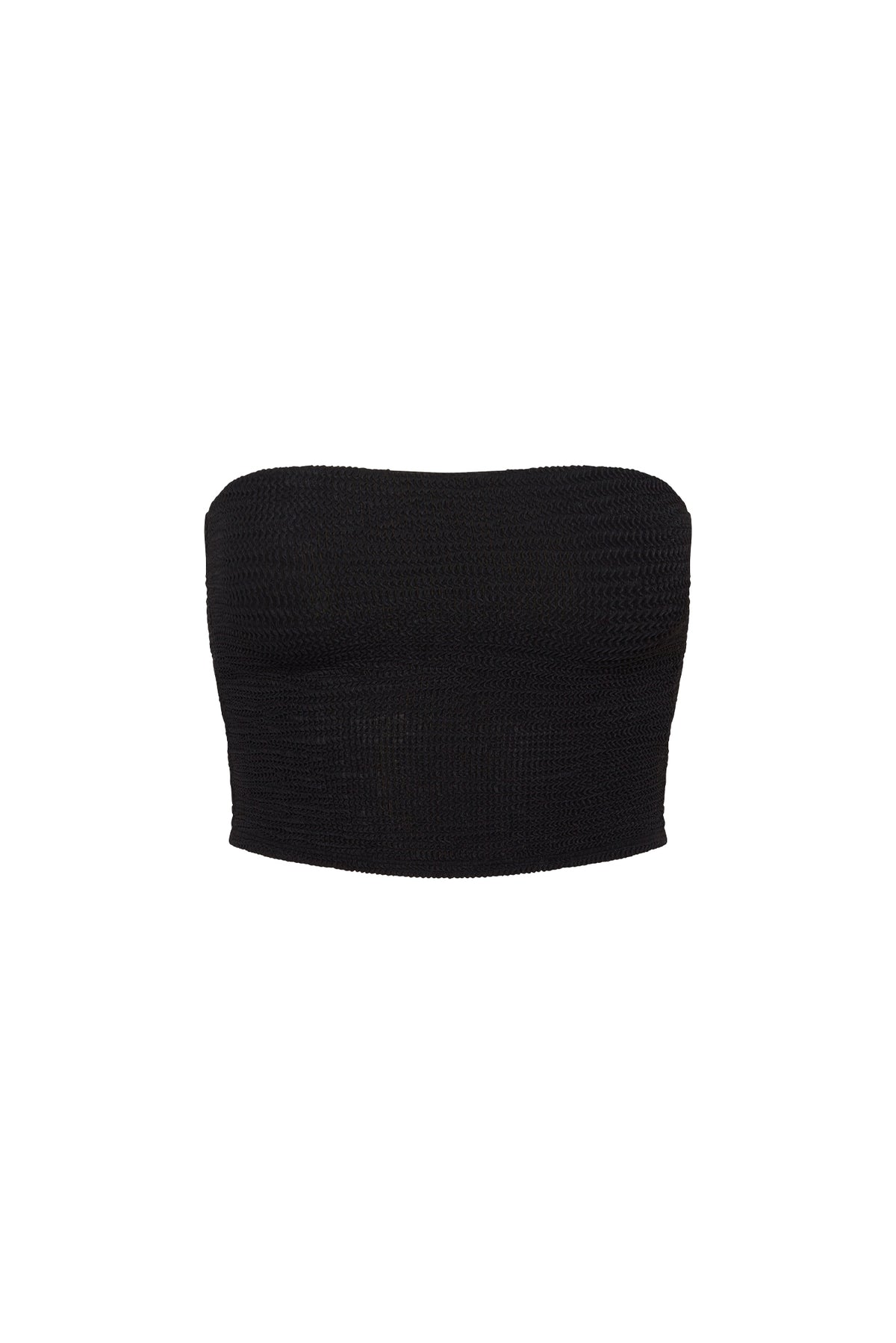 Laguna Top - Black Crinkle