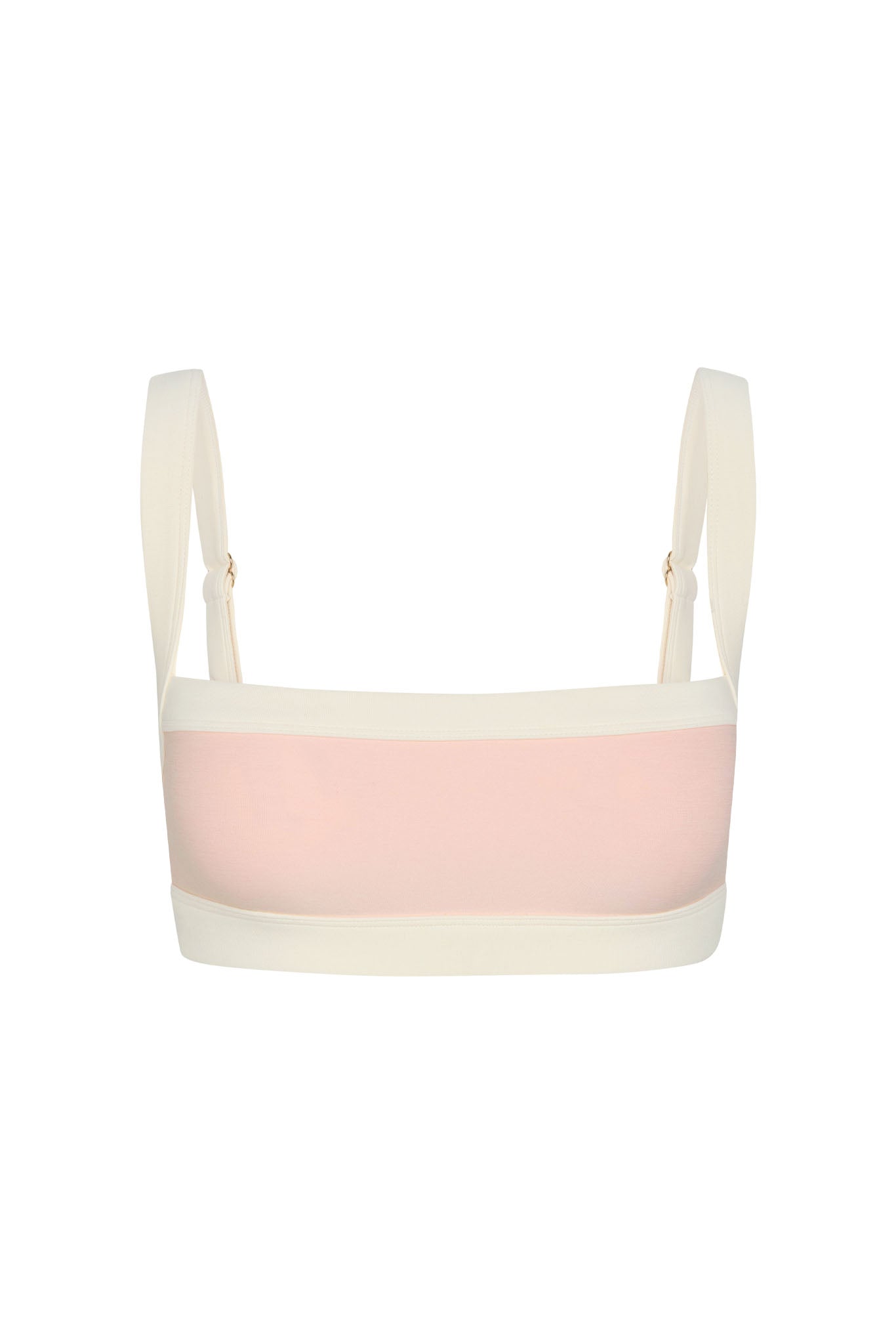 Outpost Bra - Heather Powder Pink/Ivory