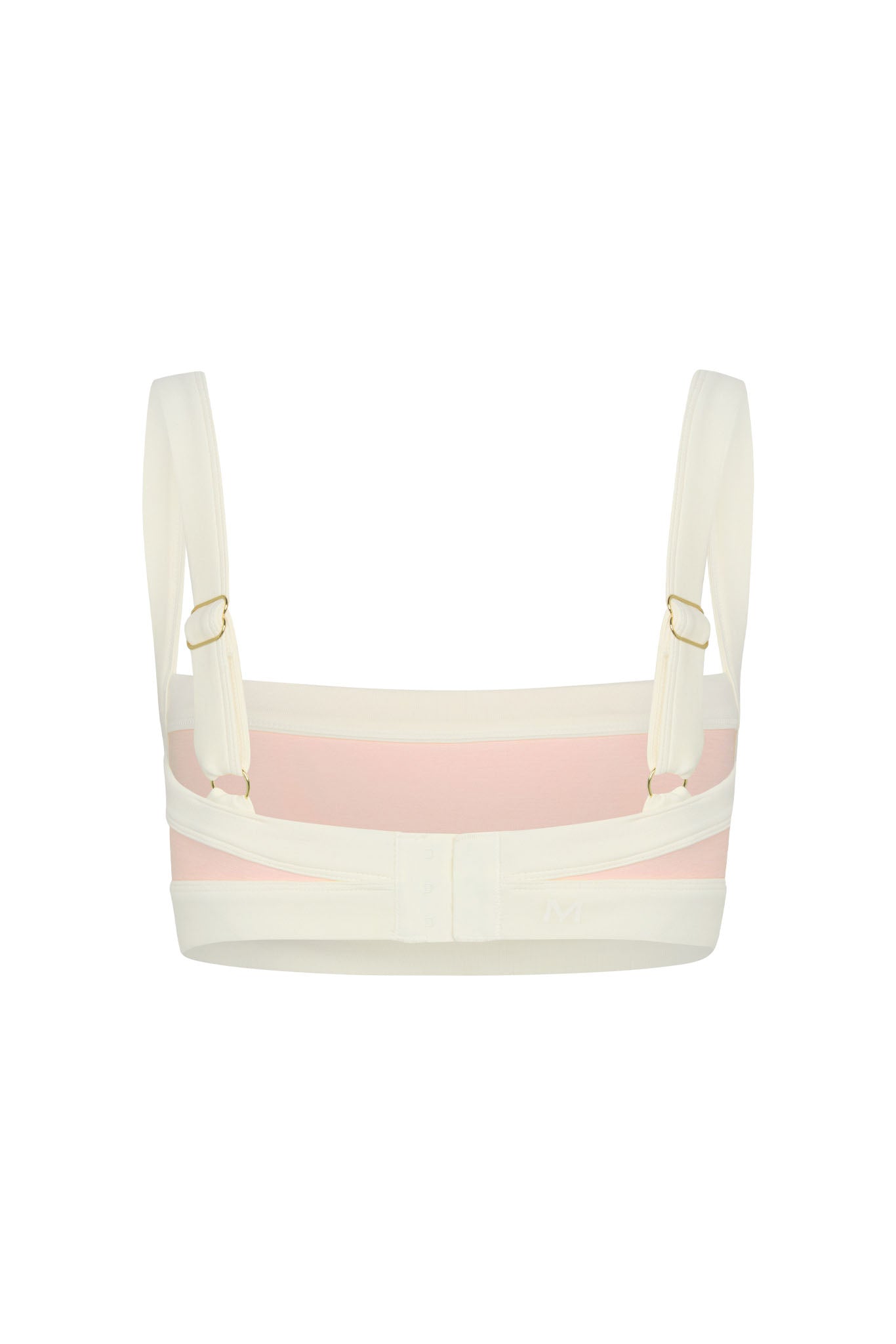 Outpost Bra - Heather Powder Pink/Ivory
