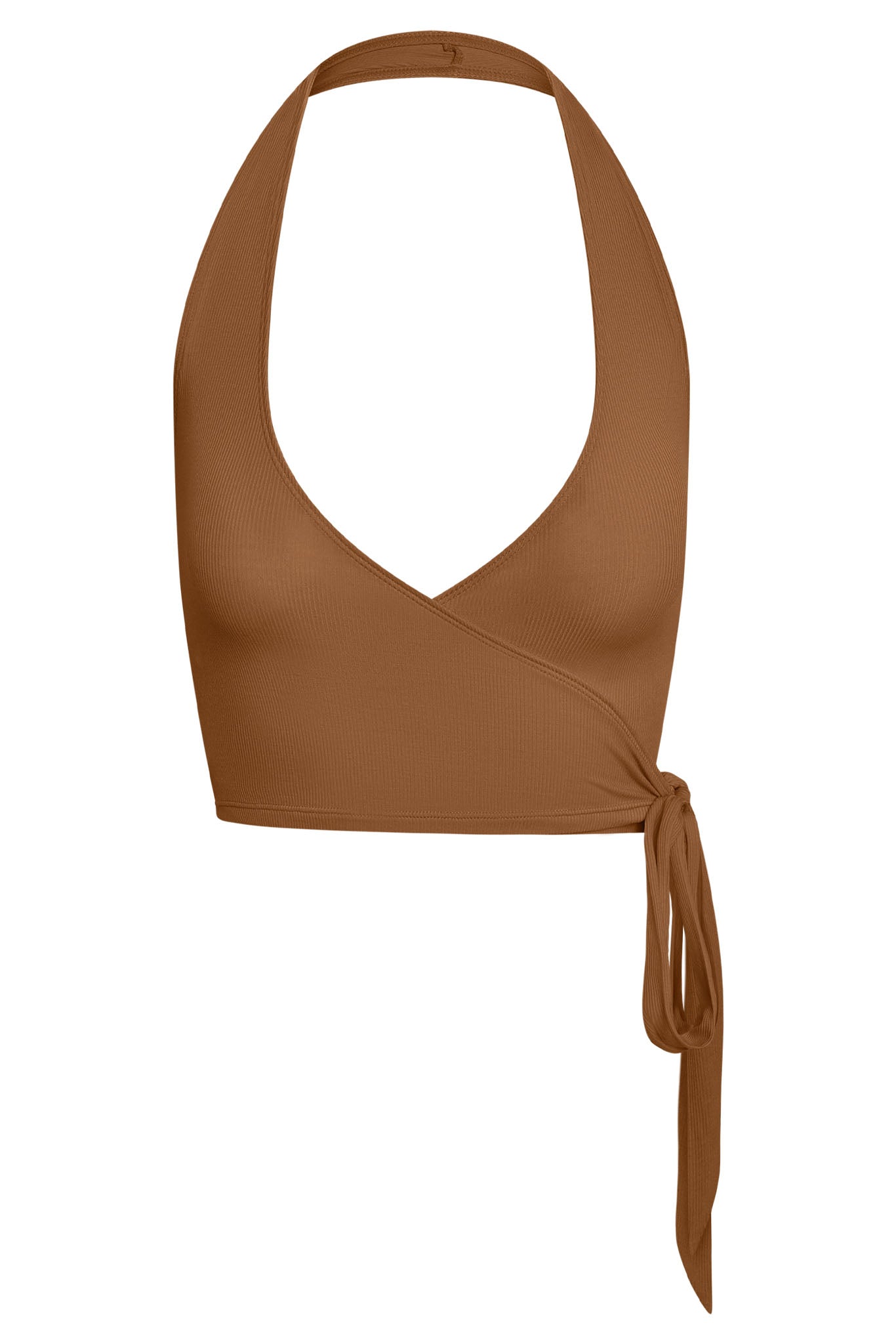 Yosemite Sleeveless Top - Caramel Lightweight Rib