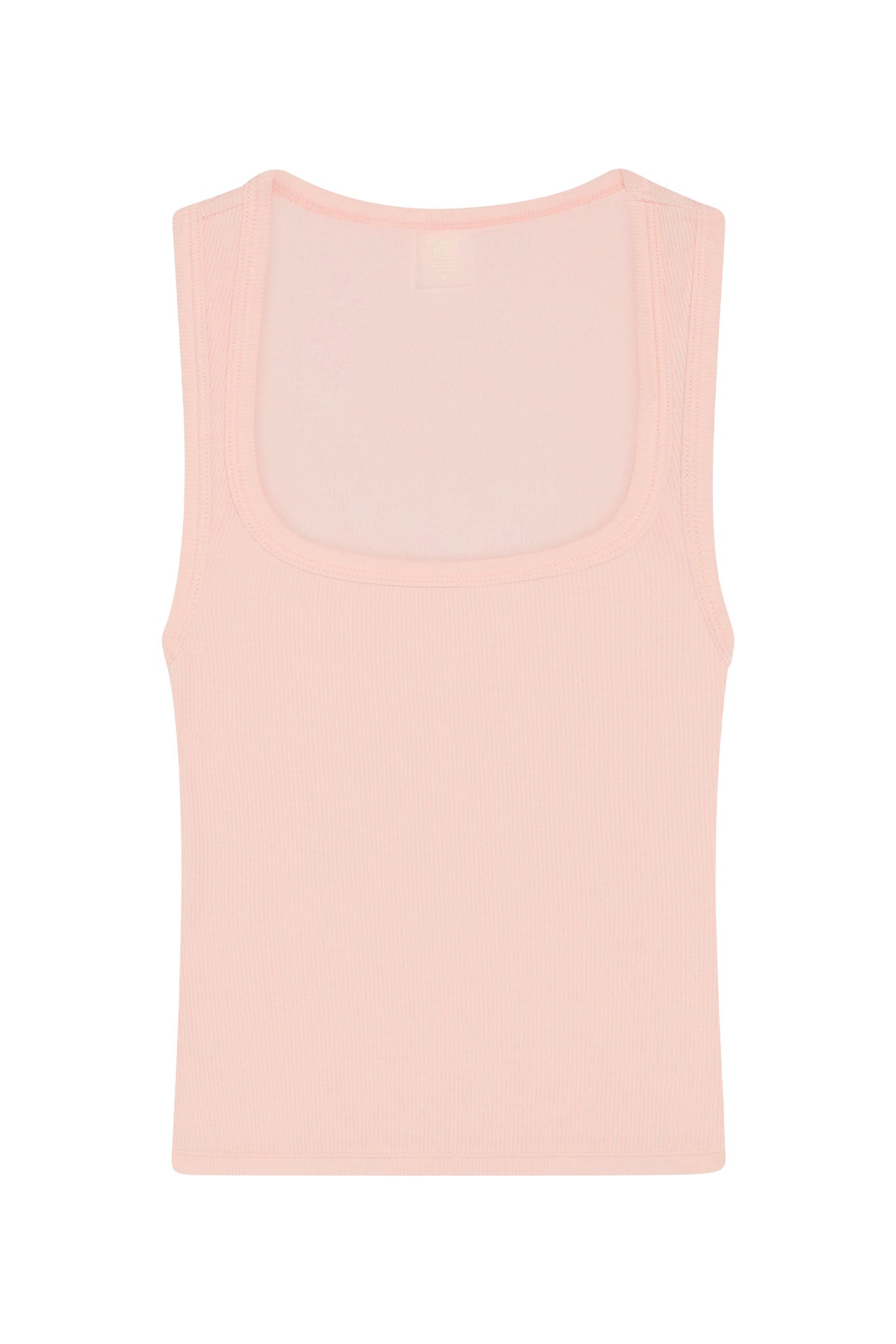 Tash Tank Long - Powder Pink Lightweight Rib