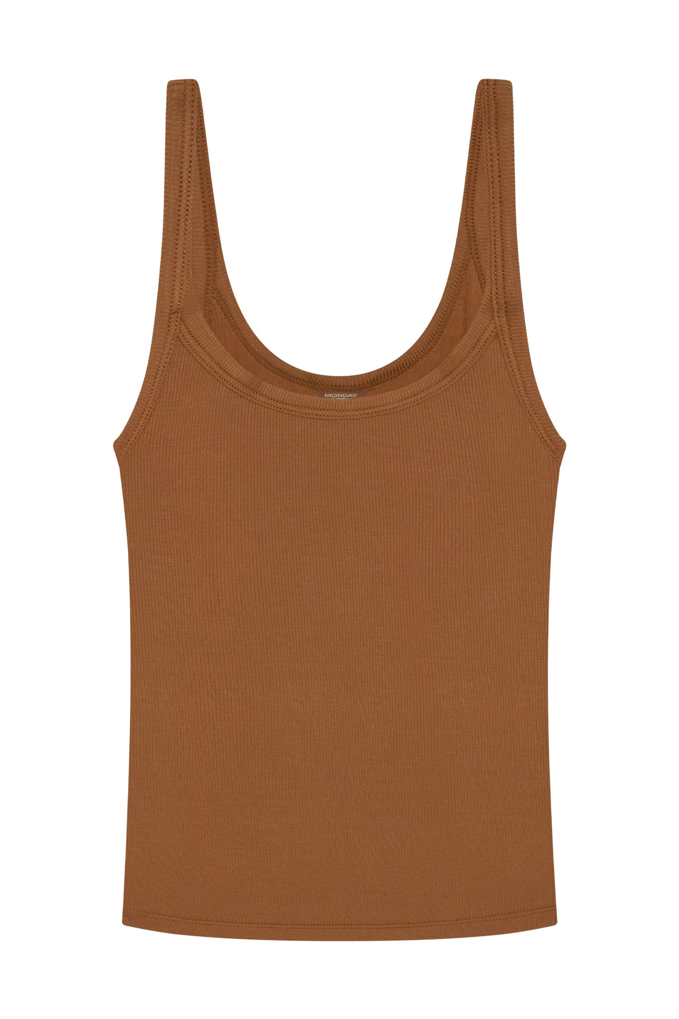 Devin Tank Long - Caramel Lightweight Rib