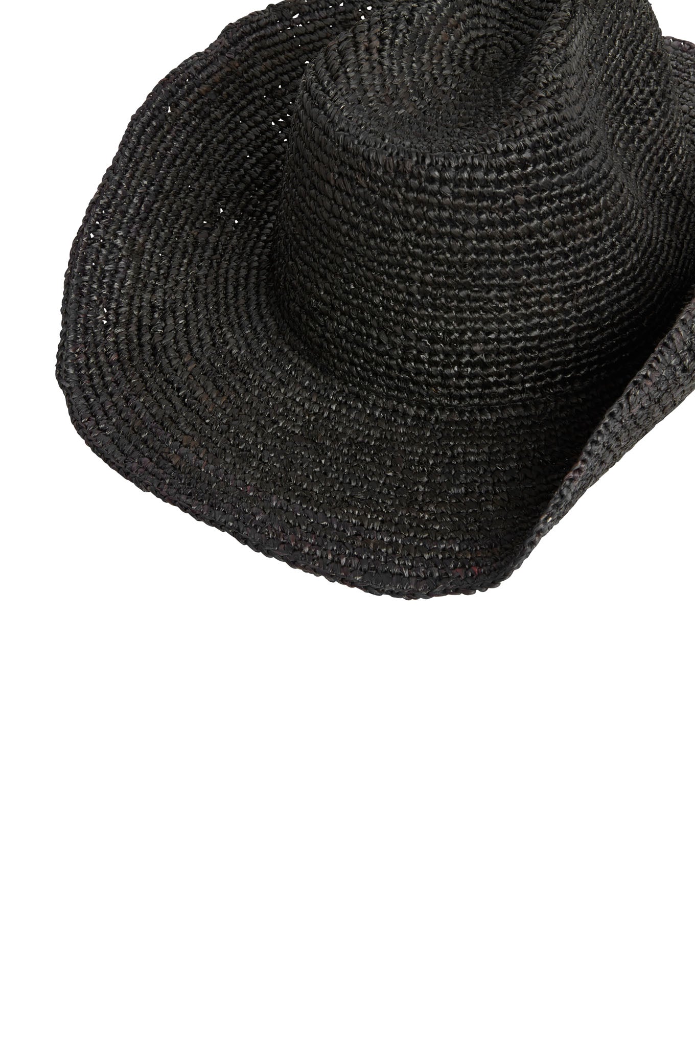 Exuma Raffia Hat - Black