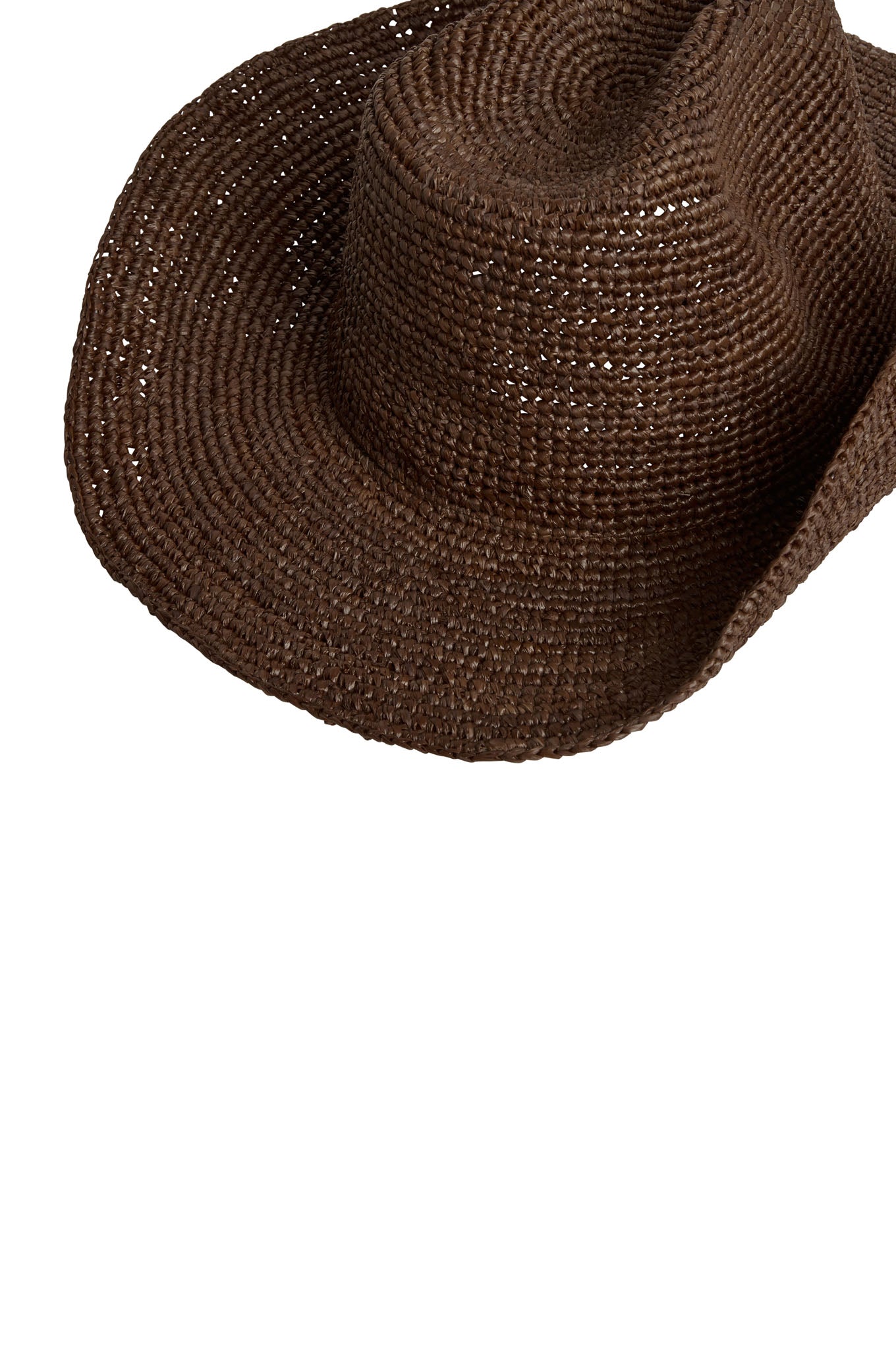 Exuma Raffia Hat - Espresso