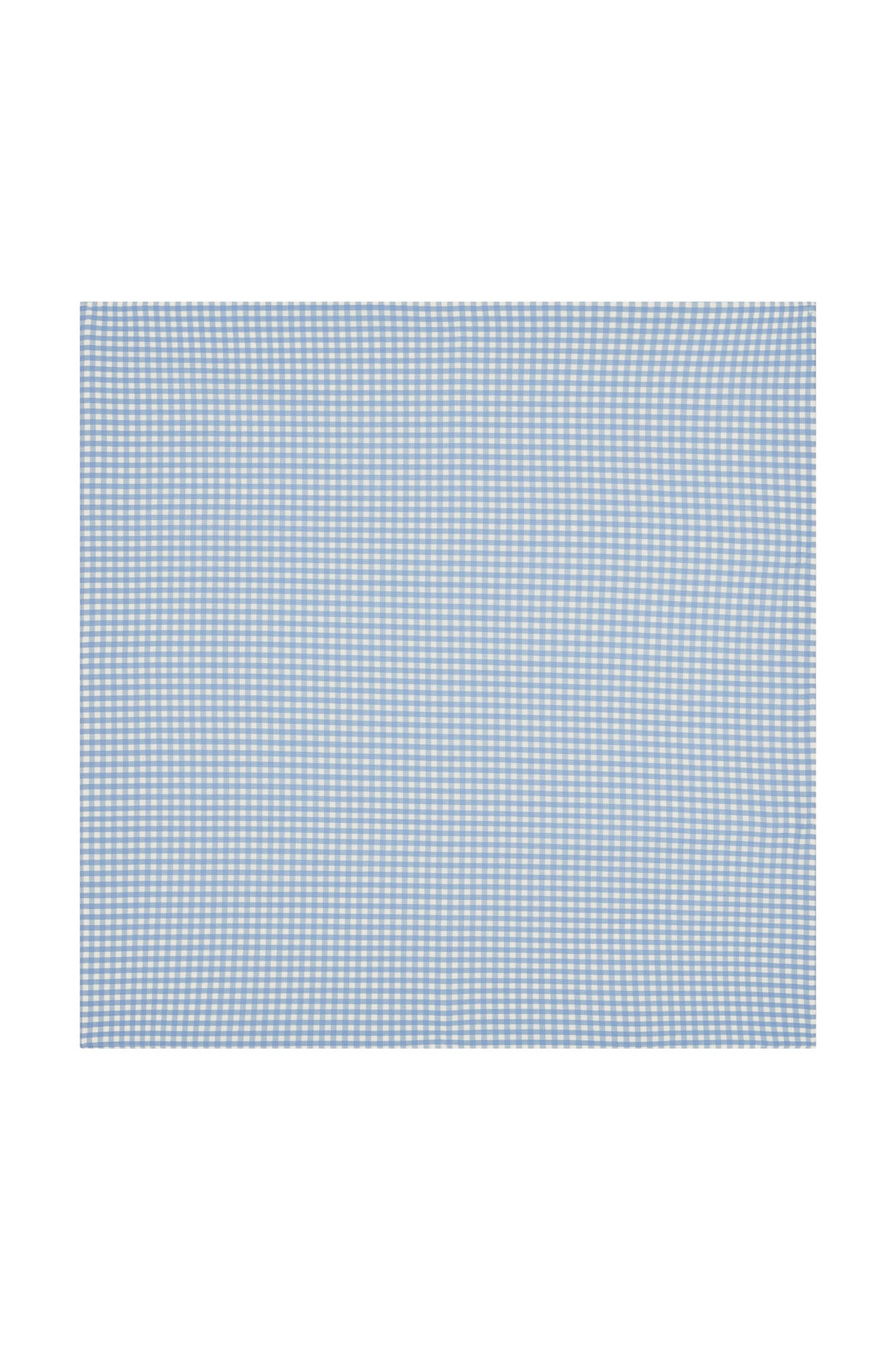 Monday Head Scarf - Sky Gingham