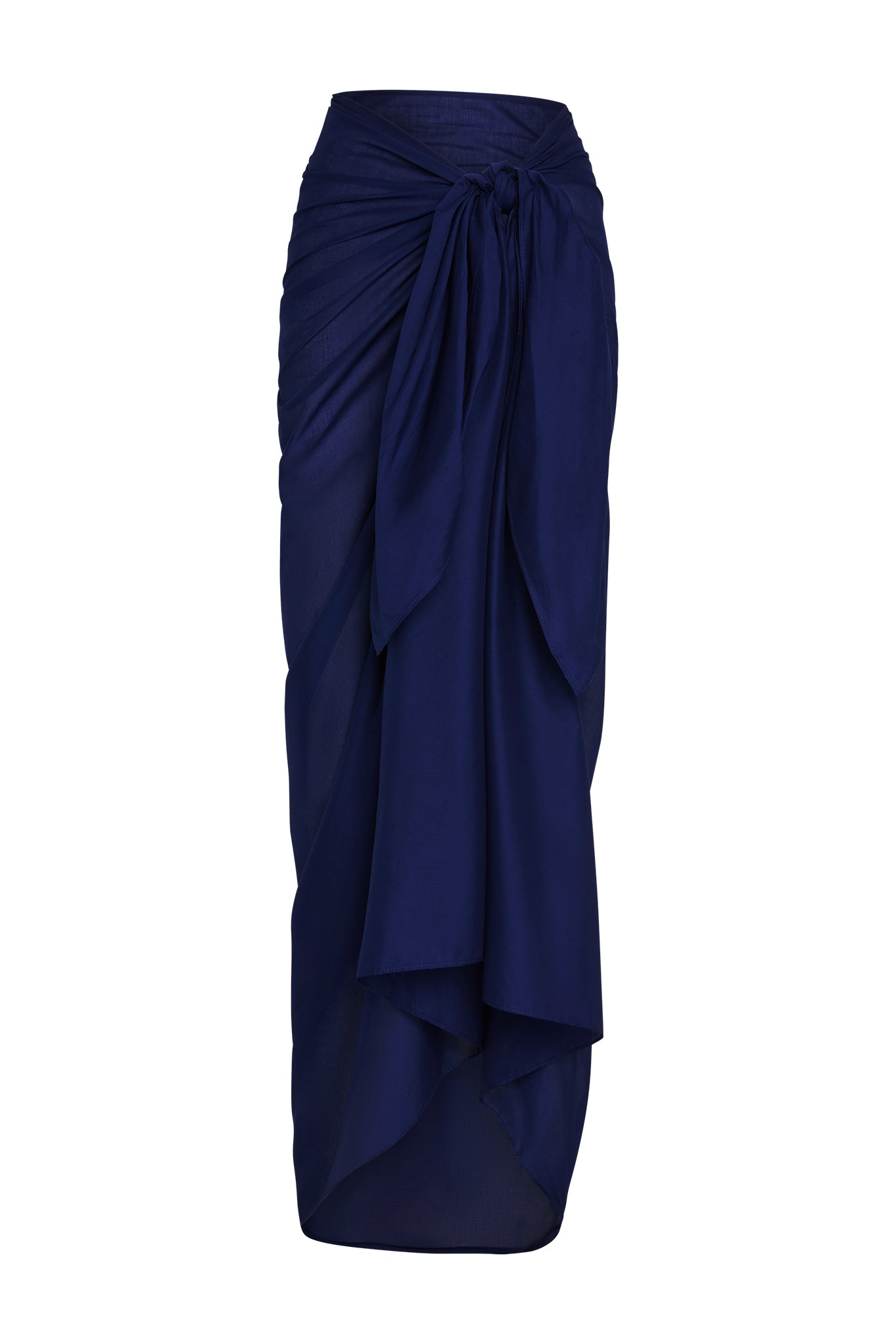 St. Tropez Sarong - Midnight Cotton Voile