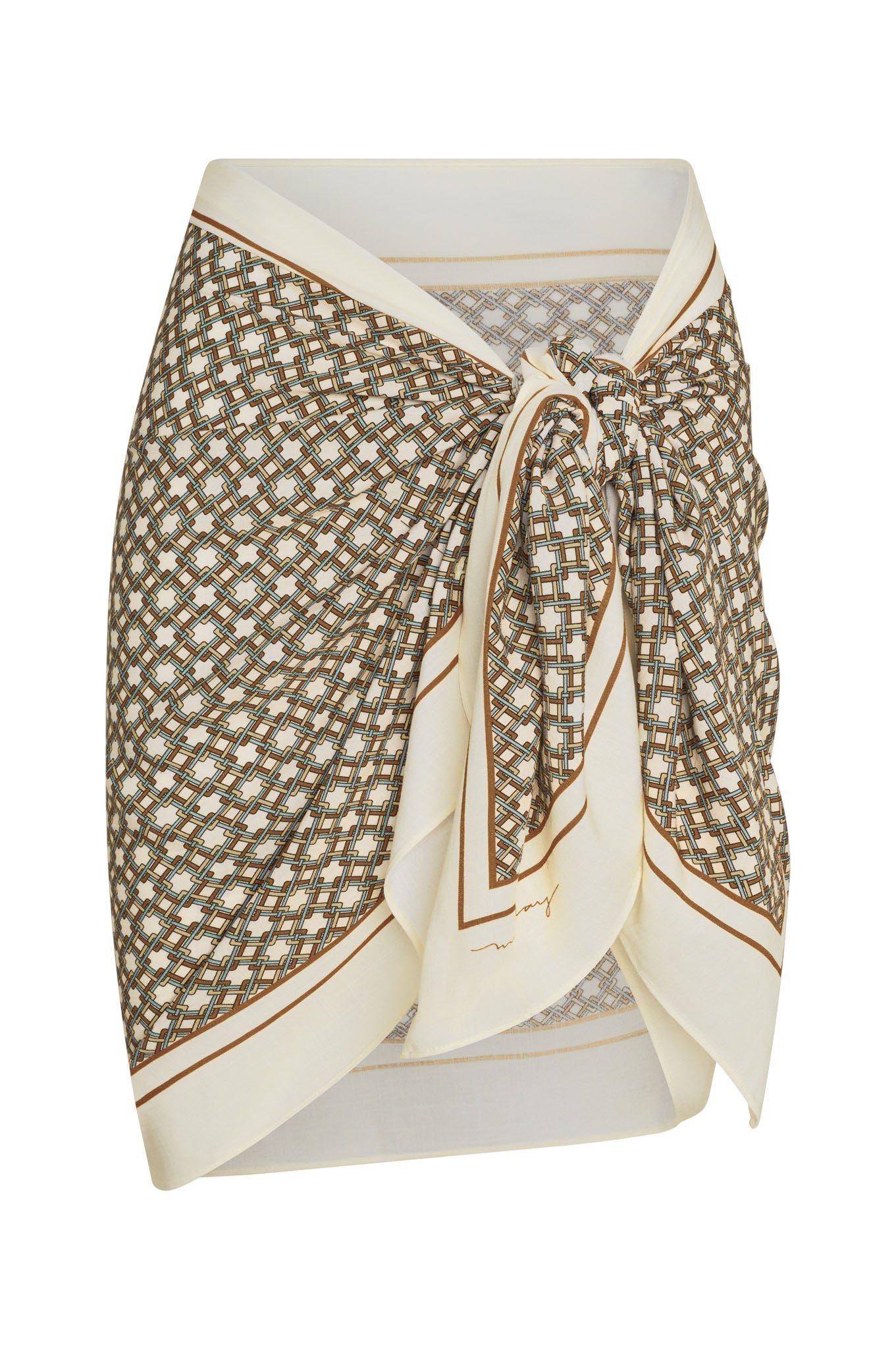 Marina Piccola Scarf - Tile Geo