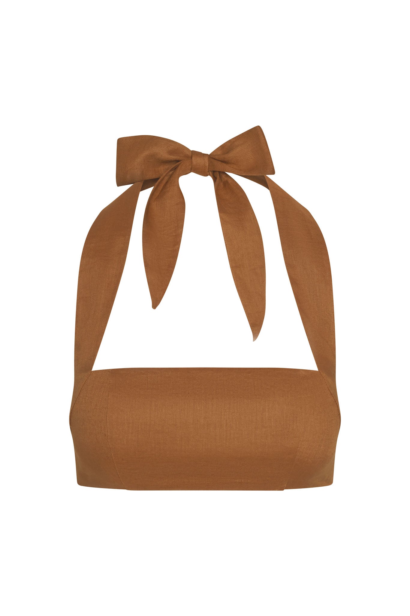 Montserrat Top - Caramel Linen