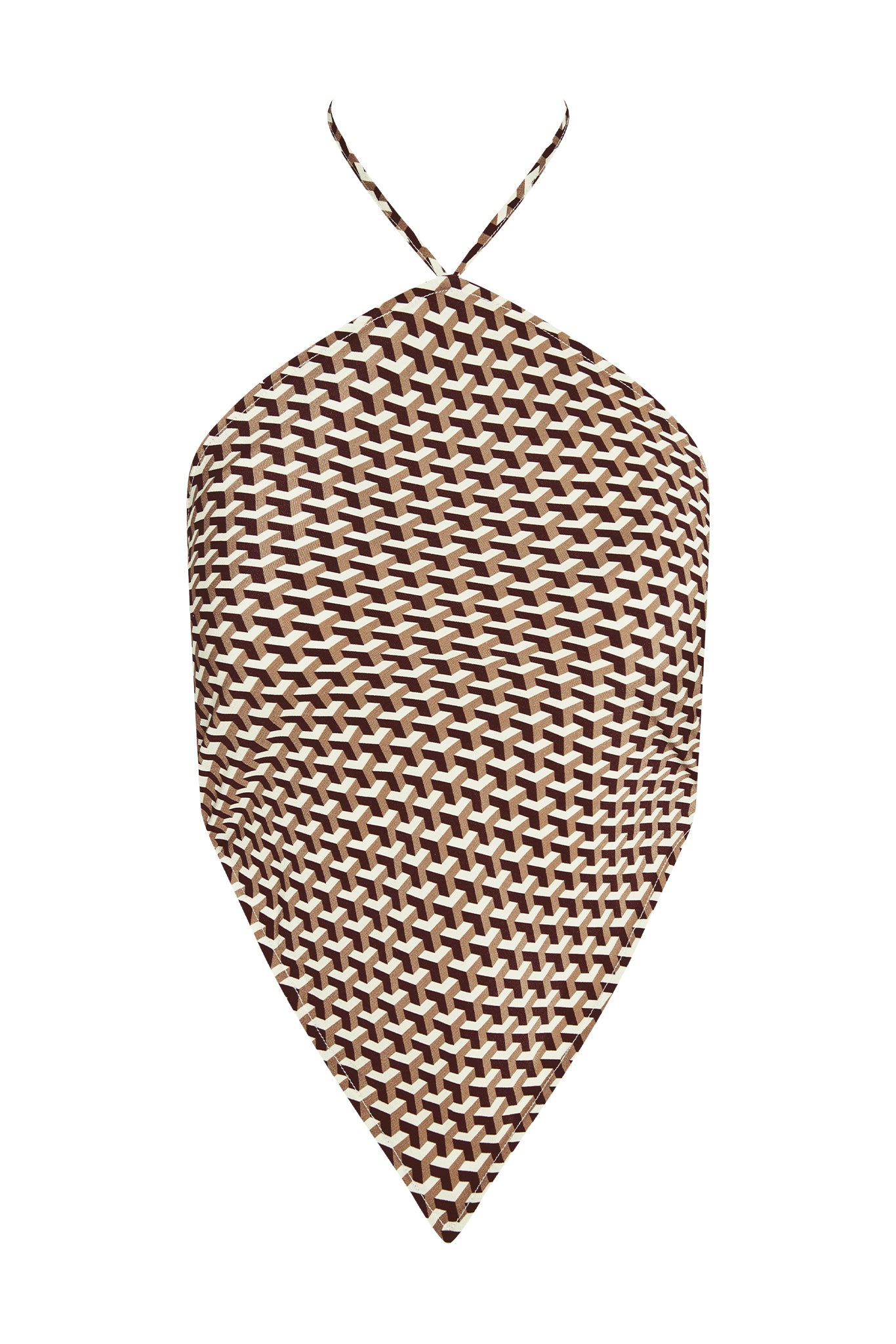 Prato Top - Husk Geo Silk