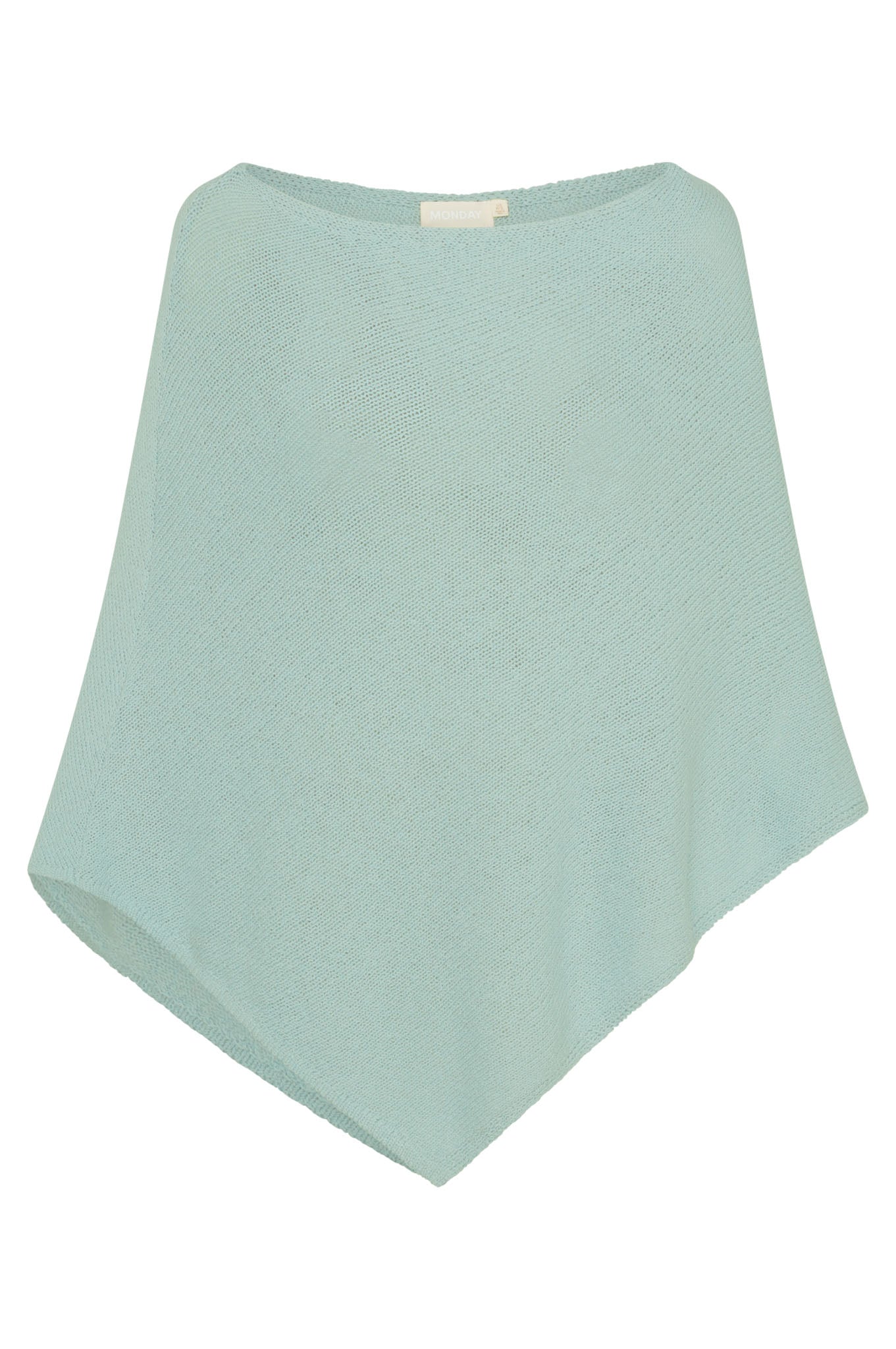 Dominica Poncho Open Knit - Light Slate