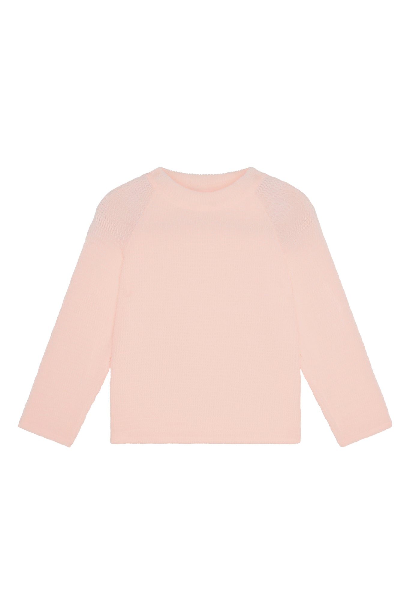 Bondi Rashguard Kids - Powder Pink Crinkle
