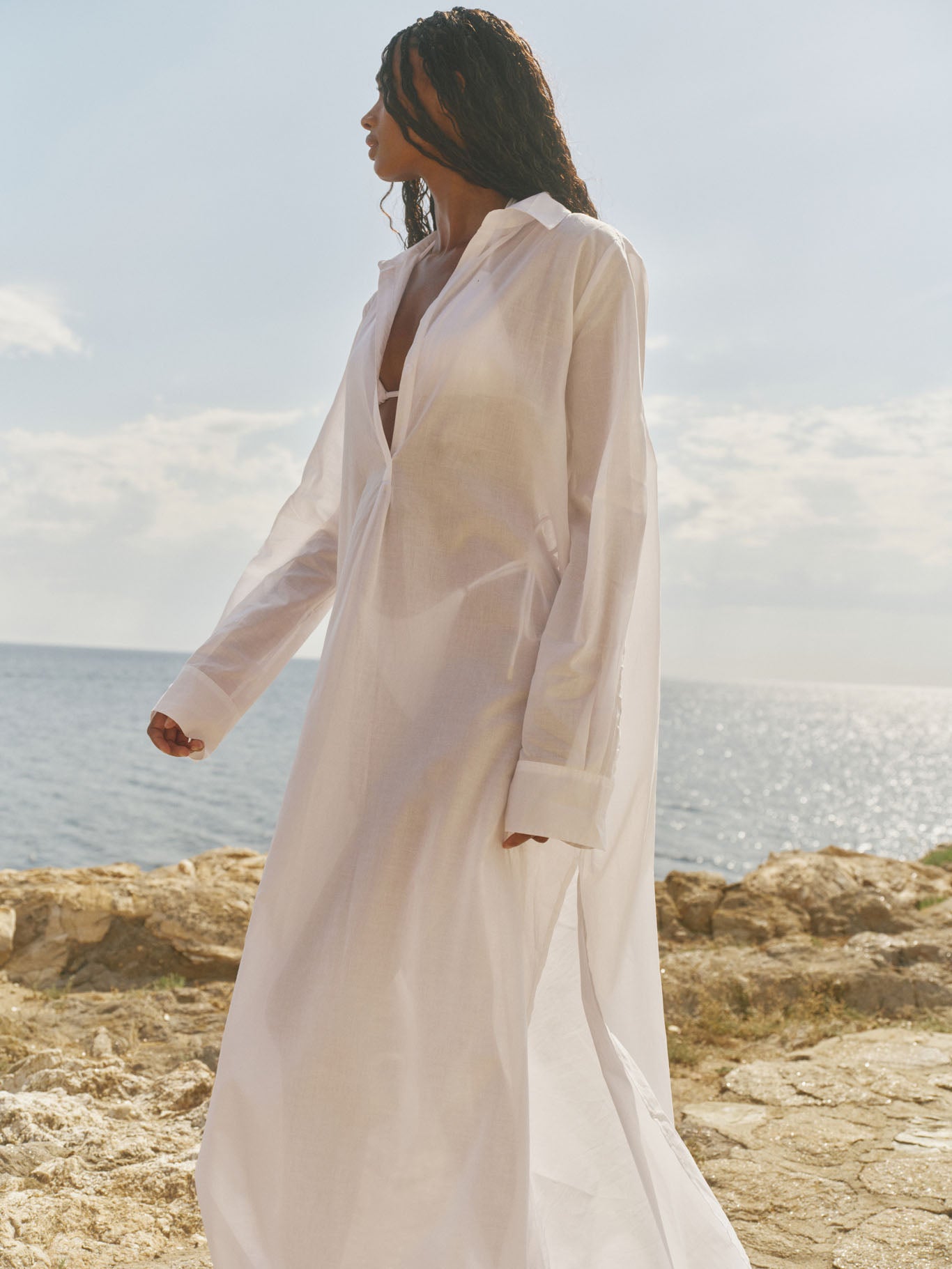 Kokomo Kaftan - White