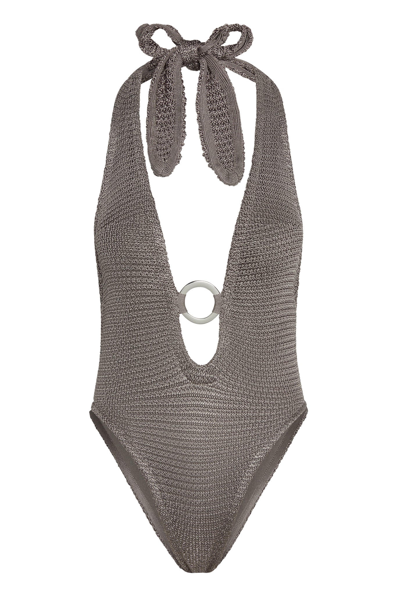 Montego Bodysuit - Steel Treble Knit