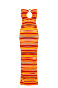 Montego Bandeau Dress - Sardinia Stripe