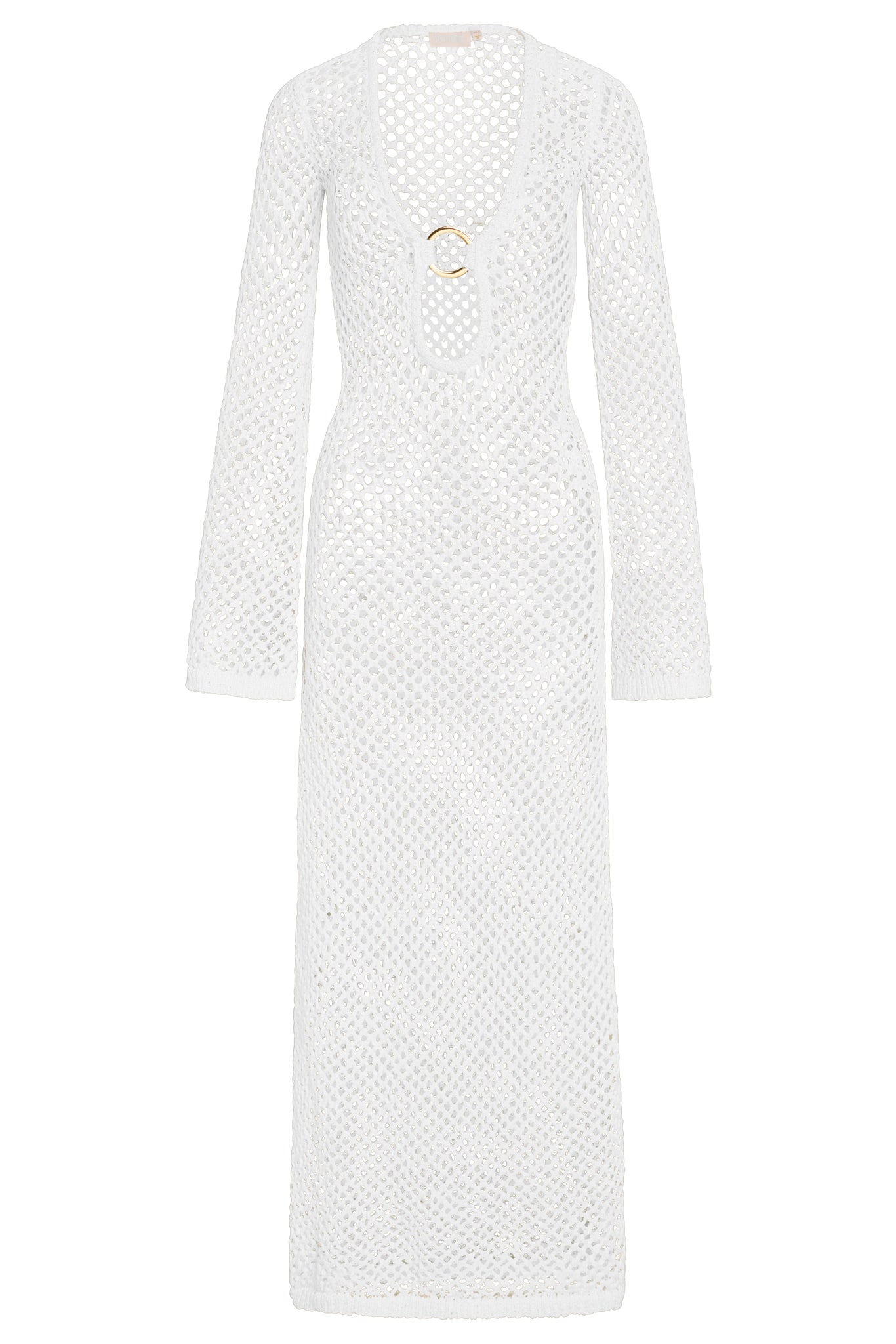 Montego Dress - White Crochet