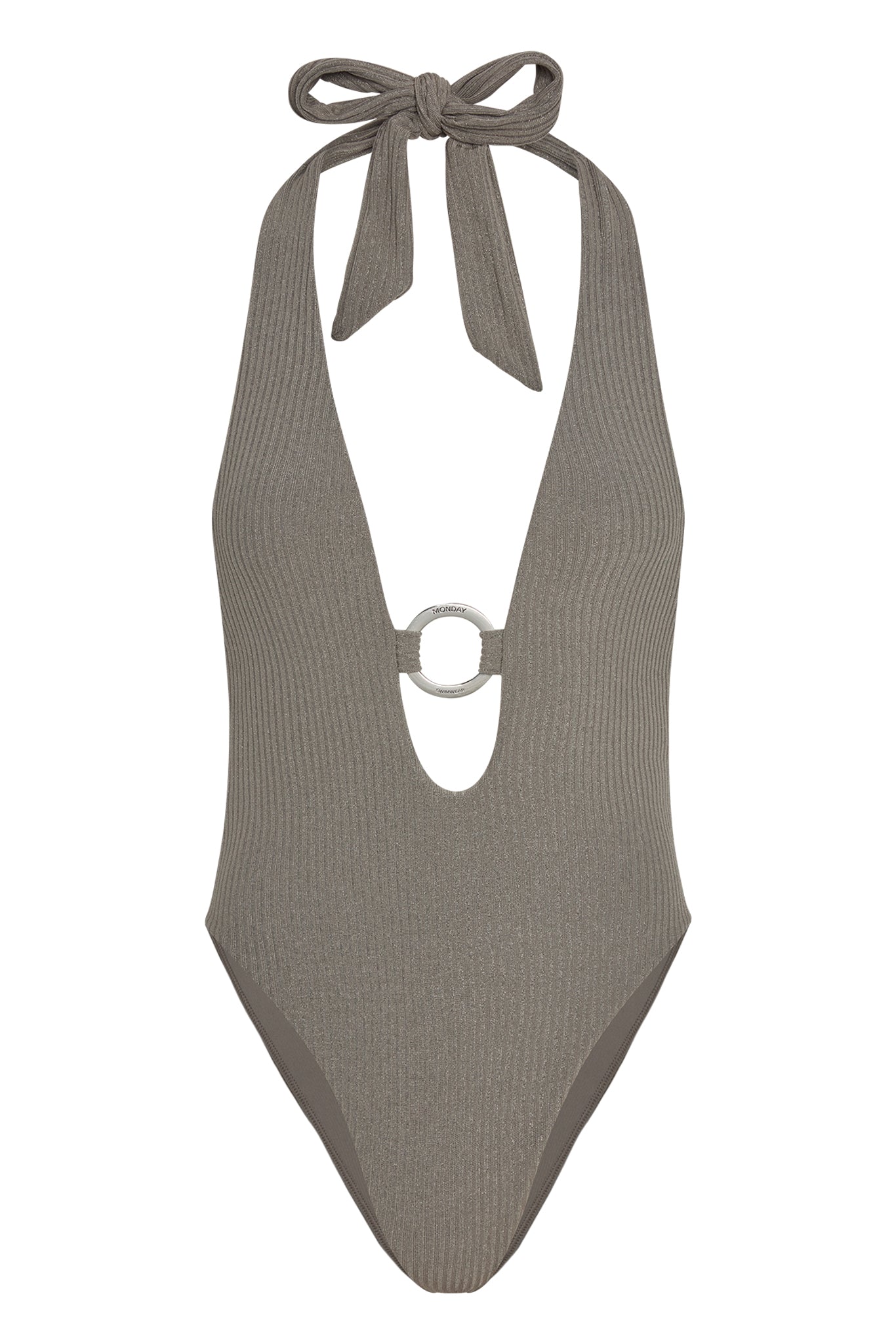Montego One Piece - Steel Lurex Rib