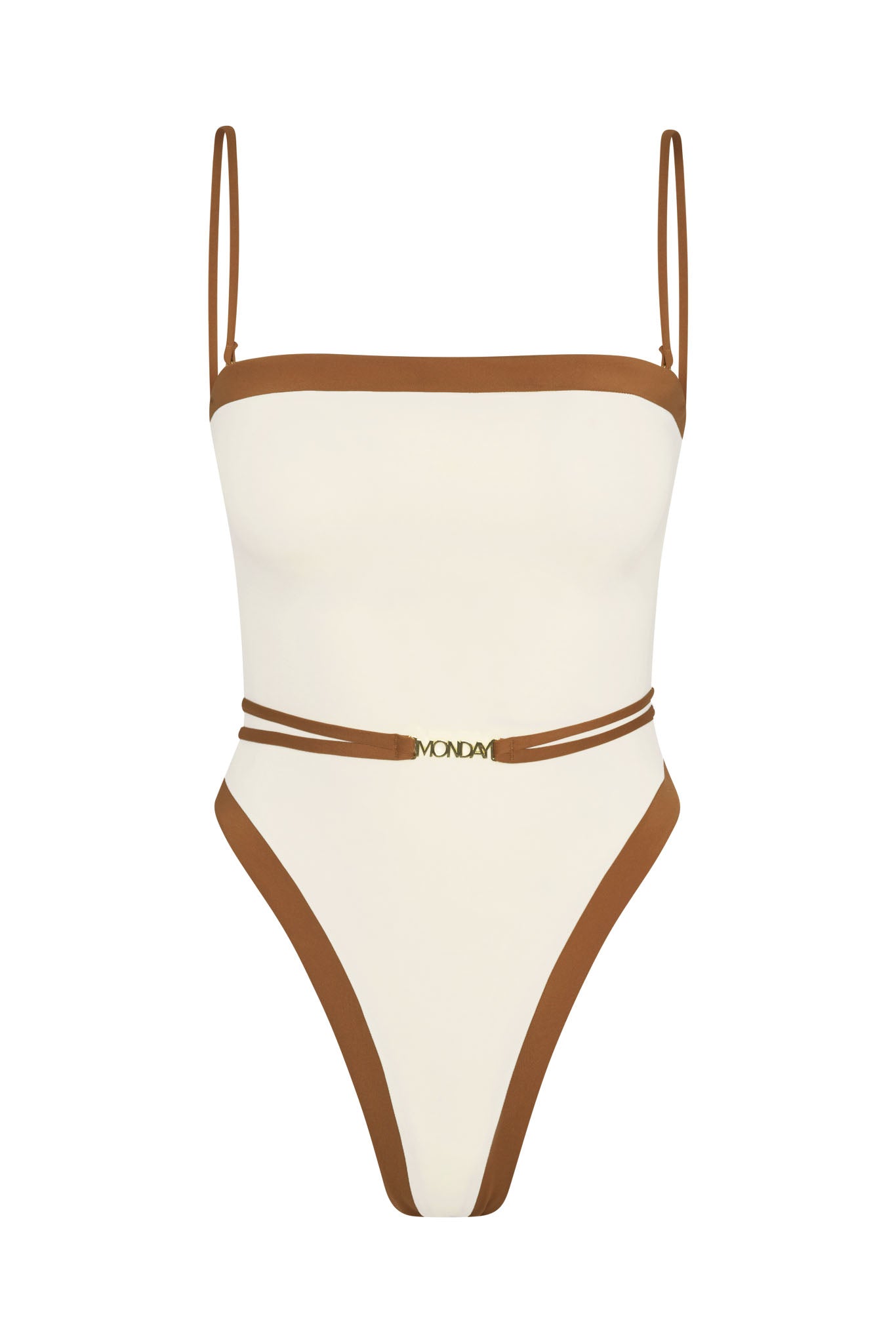 Miami One Piece - Ivory/Caramel