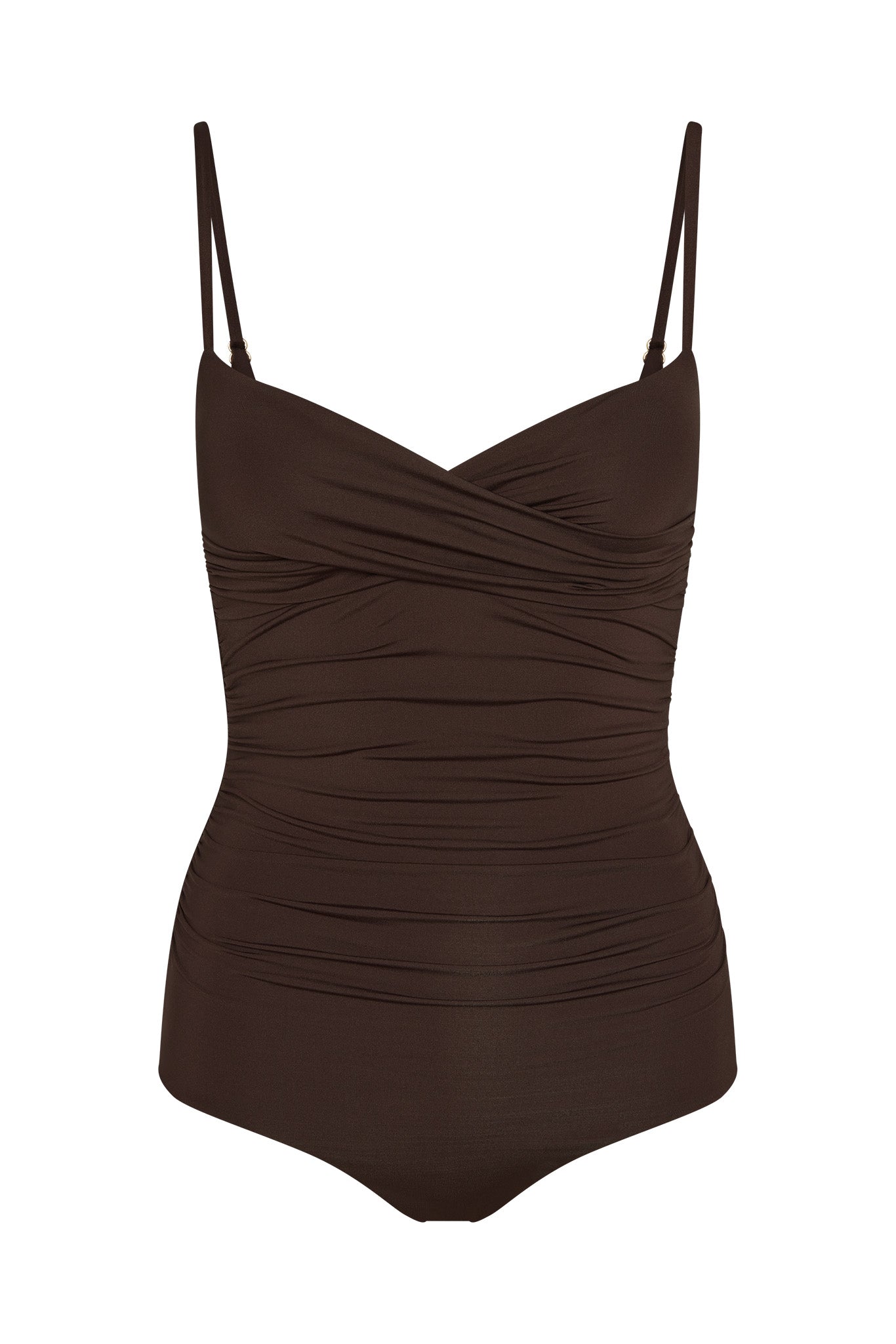 Bordeaux One Piece Full Coverage - Espresso