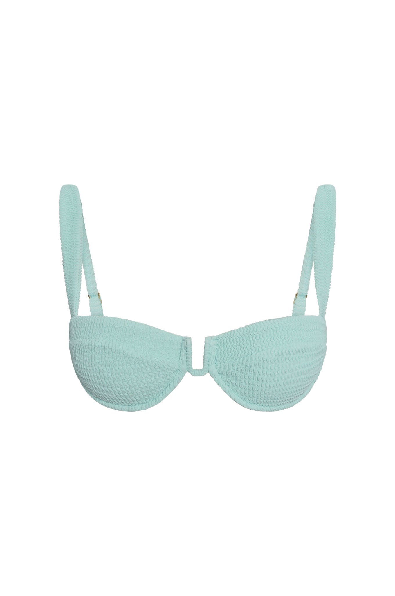 Cala Roja Top - Light Slate Crinkle