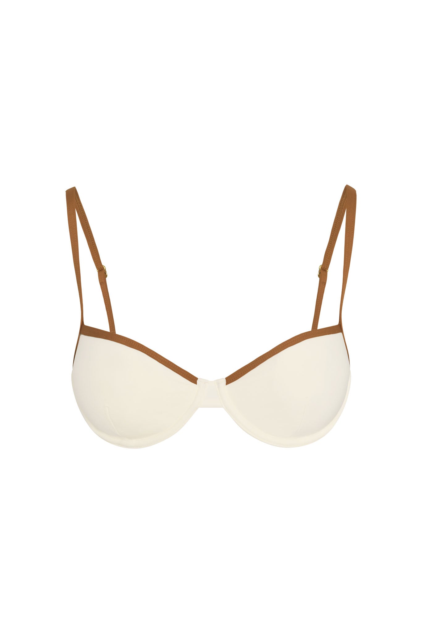 Capri Top Color Block - Ivory/Caramel