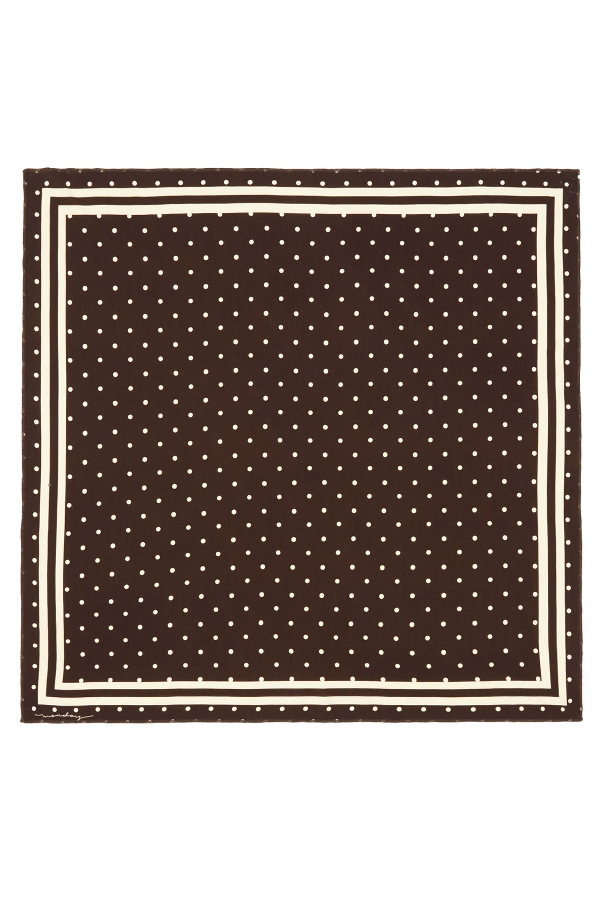 Monday Head Scarf - Espresso Dot