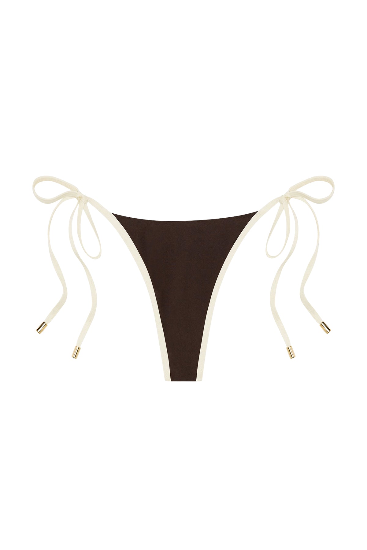 Palma Thong - Espresso/Ivory