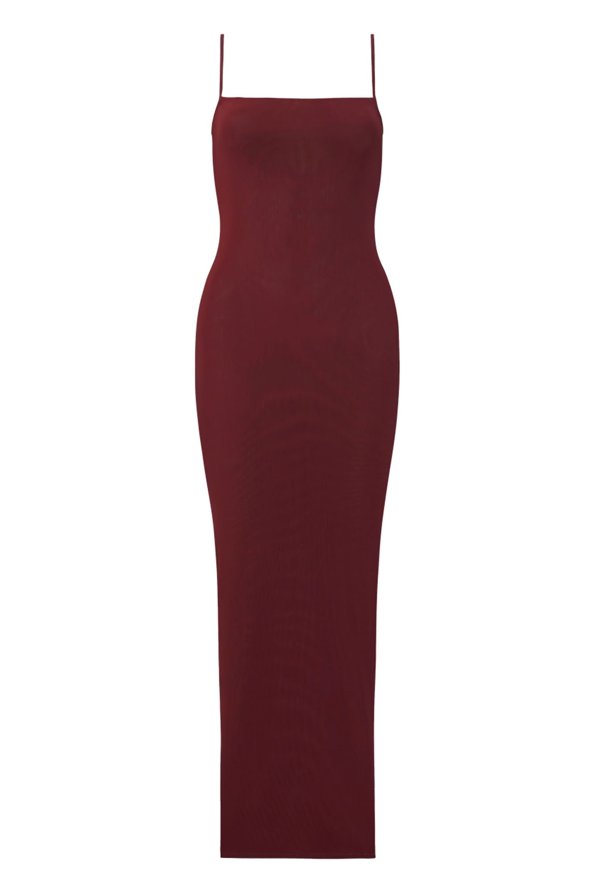 Provence Dress - Deep Burgundy Mesh