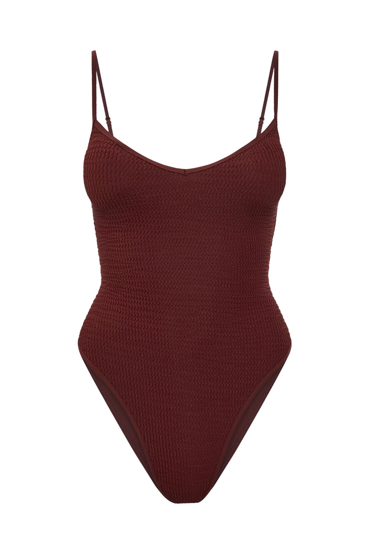 Ravello One Piece - Deep Burgundy Crinkle
