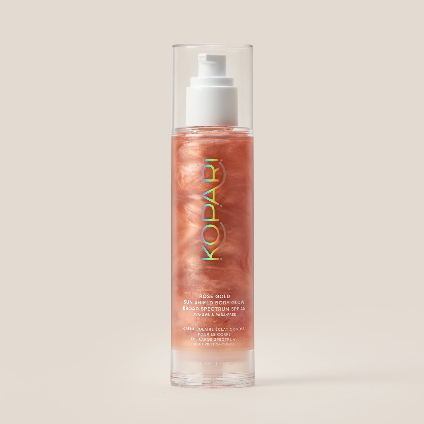 Rose Gold Sun Shield Body Glow Sunscreen SPF 45