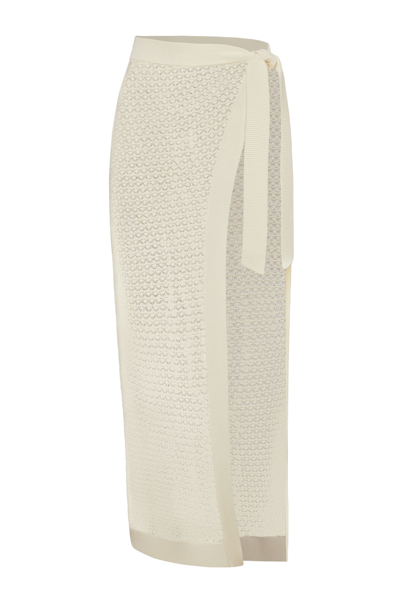 Sao Paulo Sarong - Ivory Lace Crochet