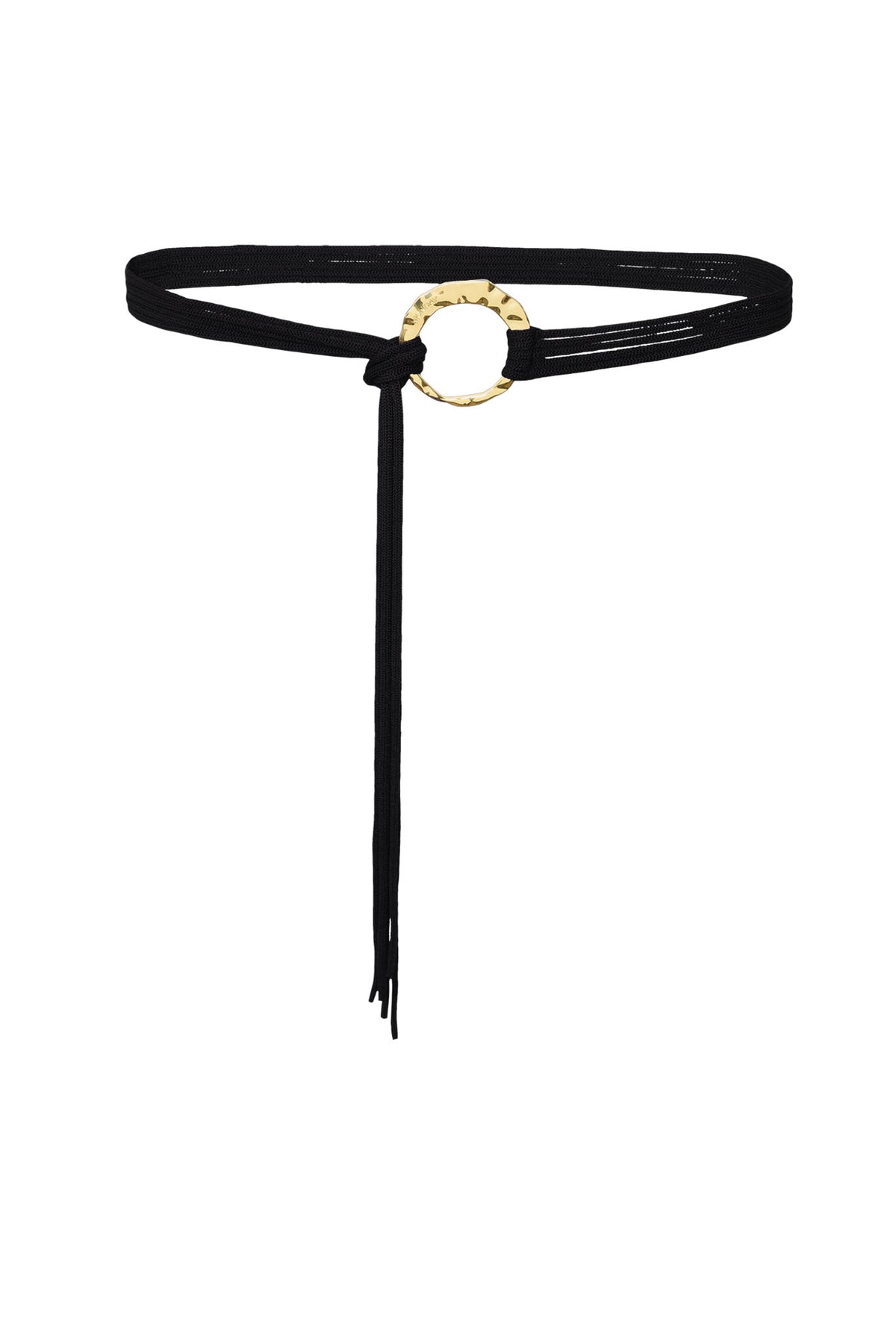 Sorrento Belt - Black/Gold