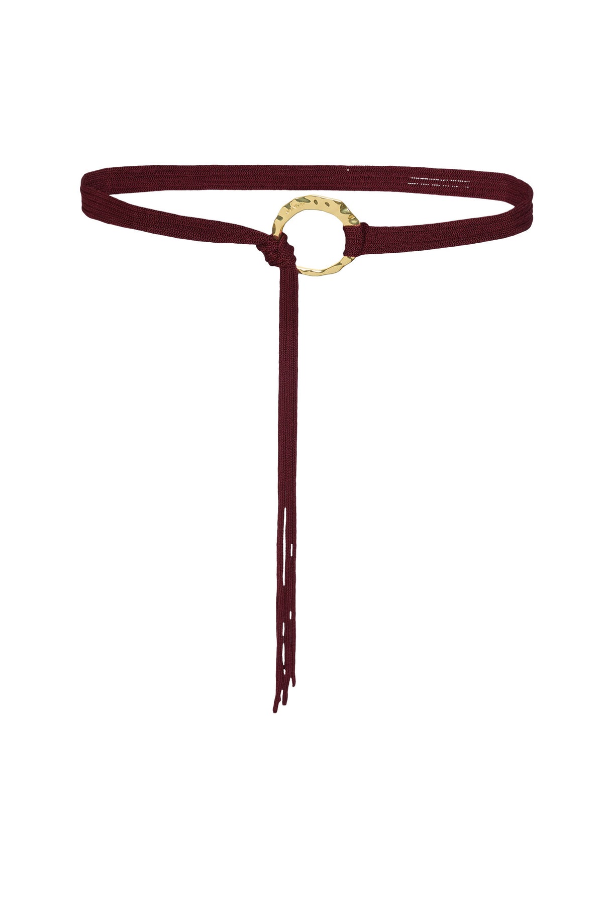 Sorrento Belt - Deep Burgundy