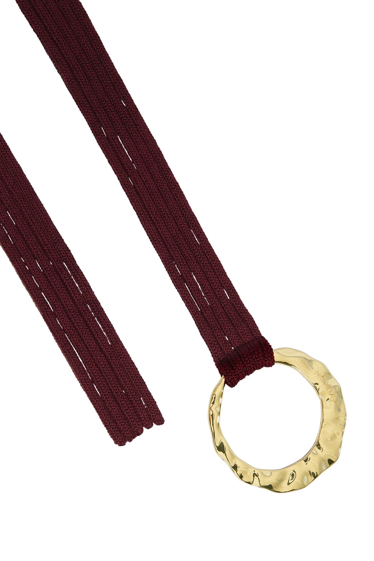 Sorrento Belt - Deep Burgundy