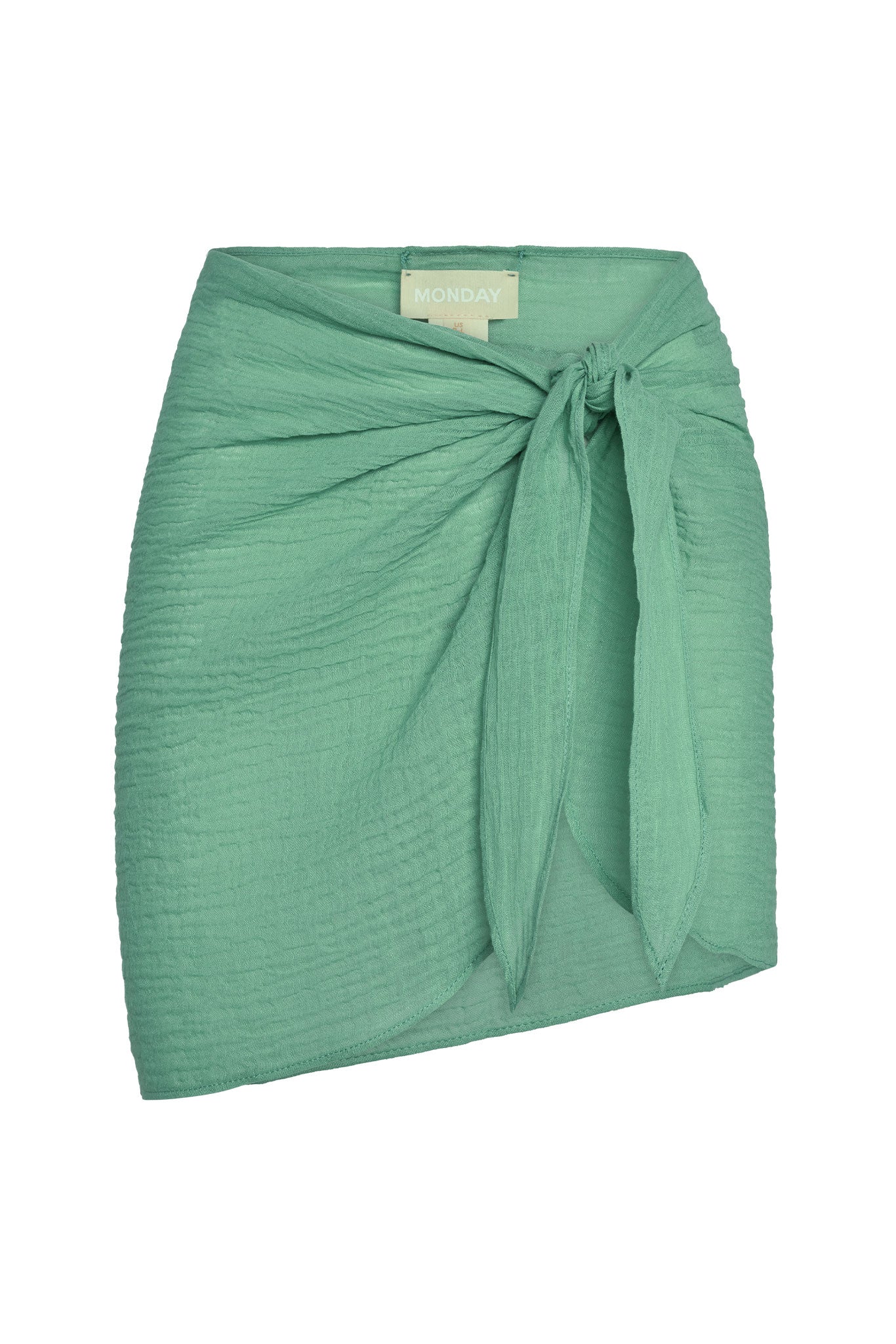 South Beach Sarong - Pond Crinkle Linen