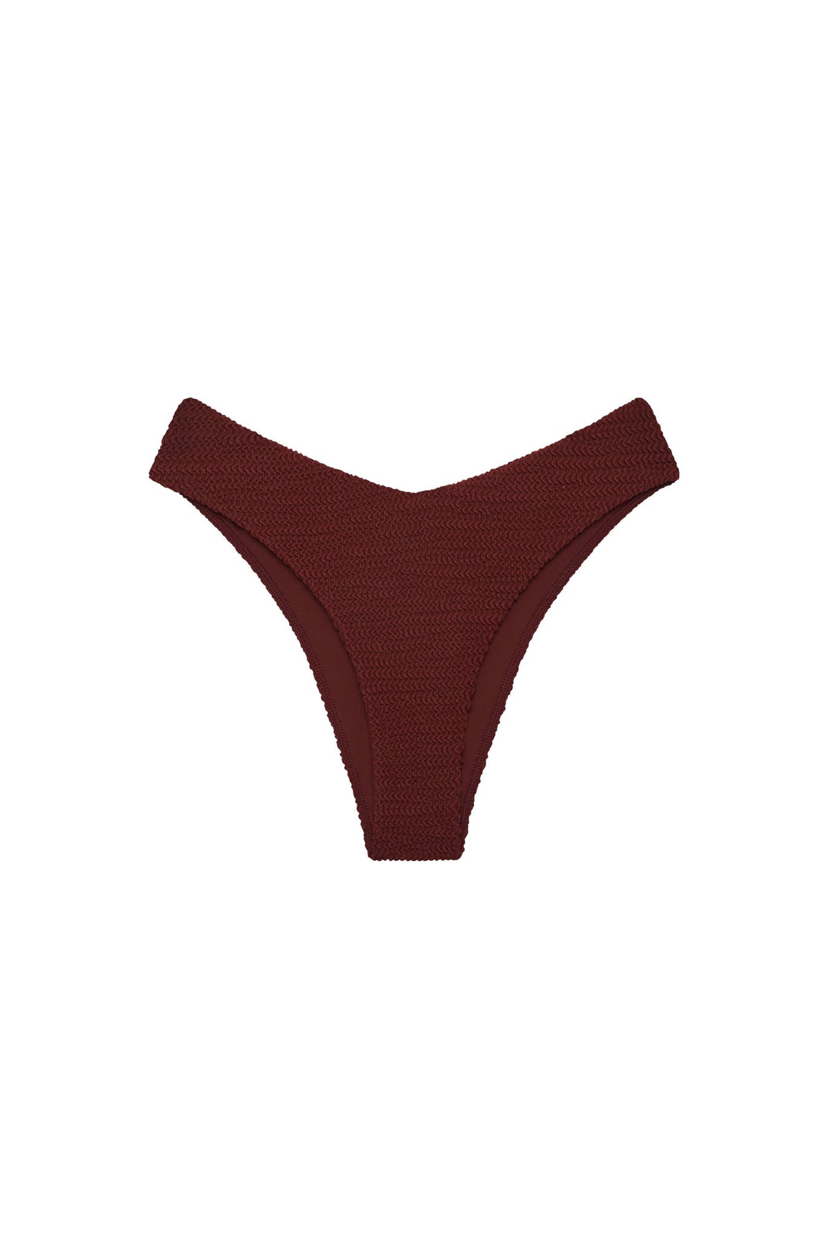 St. Lucia Bottom - Deep Burgundy Crinkle