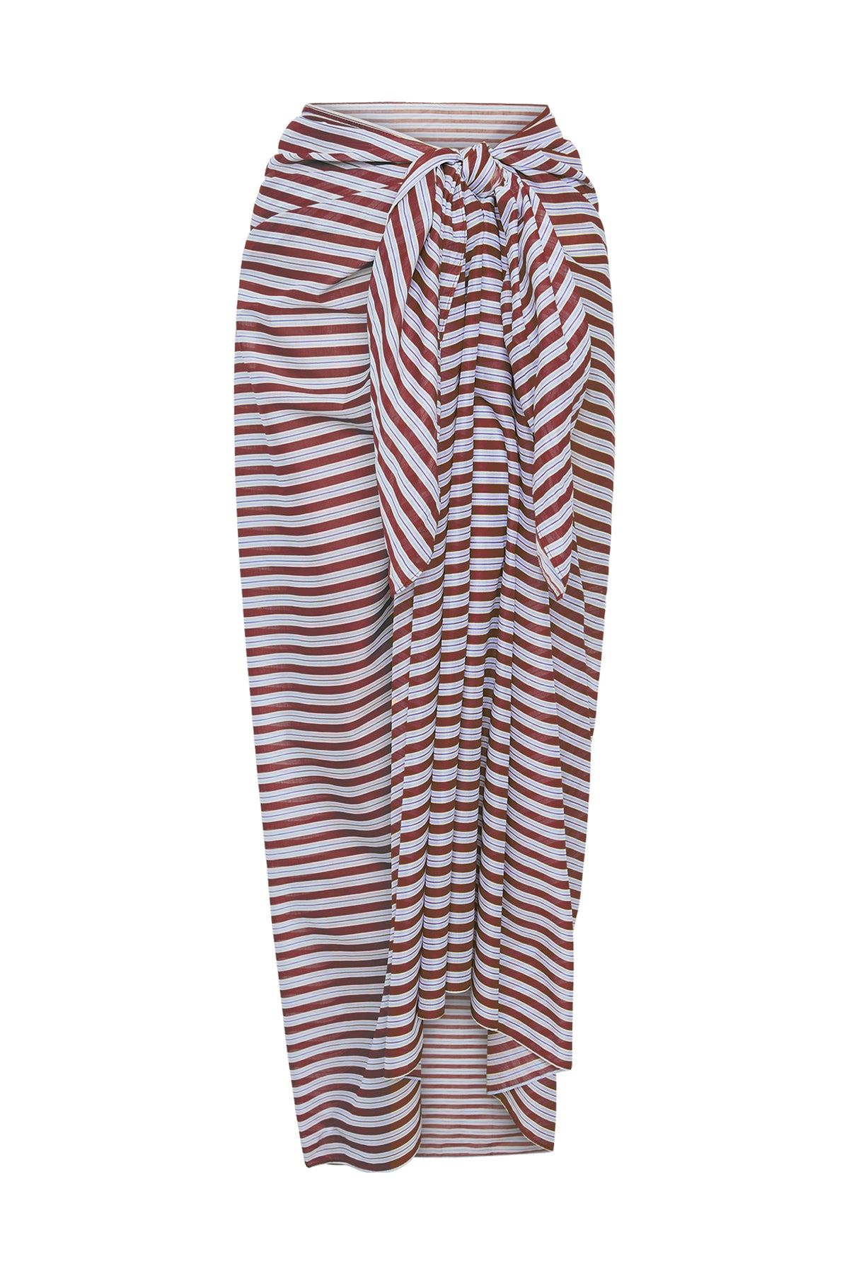 St. Tropez Sarong - Milano Stripe Cotton Voile