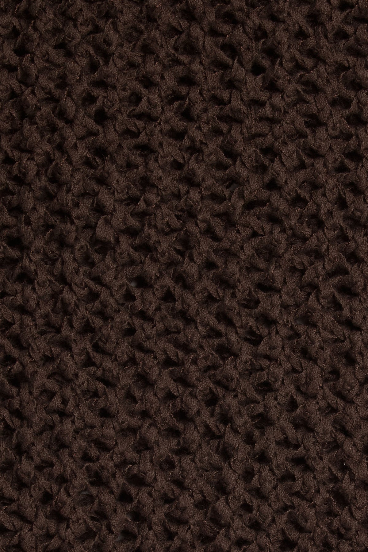 Espresso petit crochet swatch