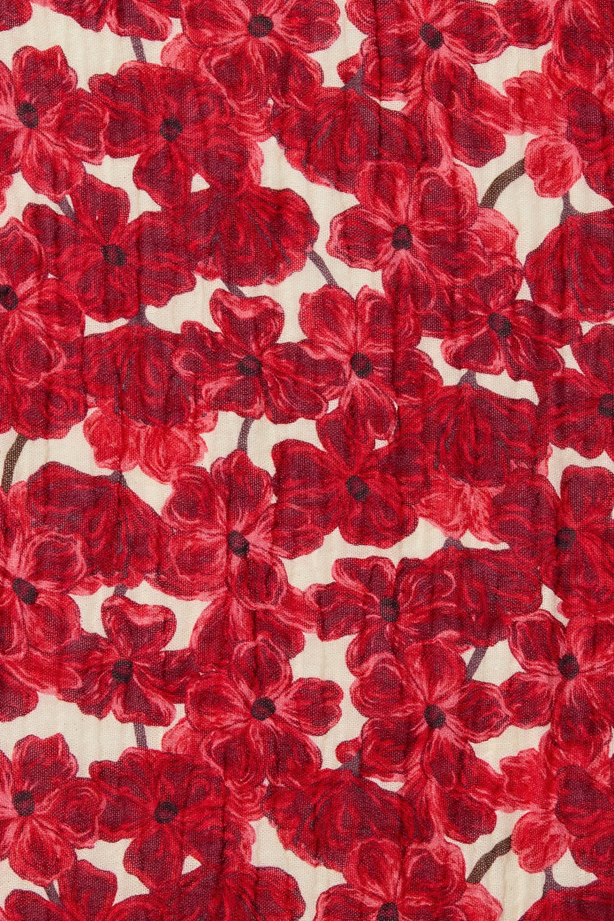 South Beach Sarong - Monte Solaro Floral Crinkle Linen