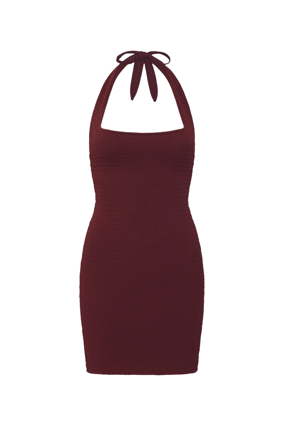 Waikiki Mini Dress - Deep Burgundy