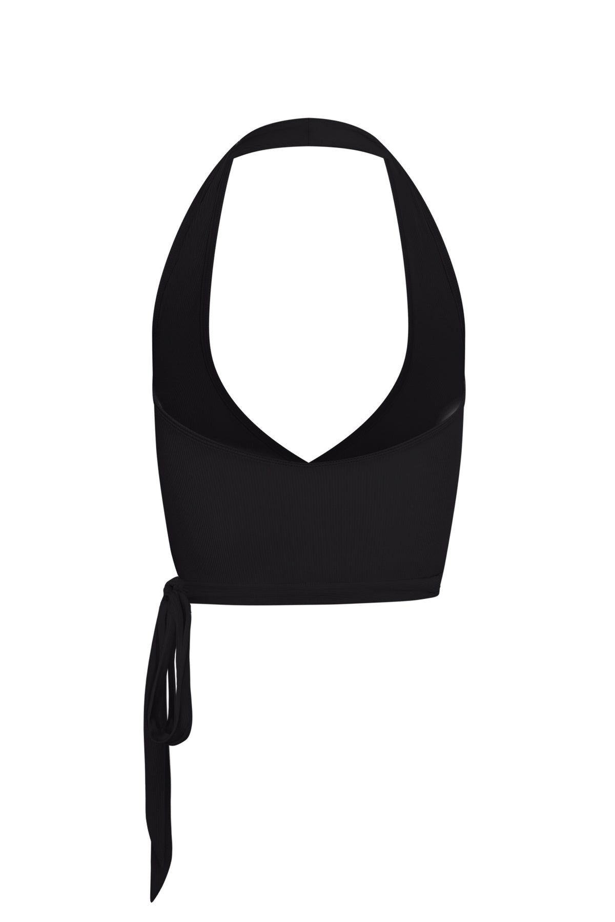 Yosemite Sleeveless Top - Black Lightweight Rib