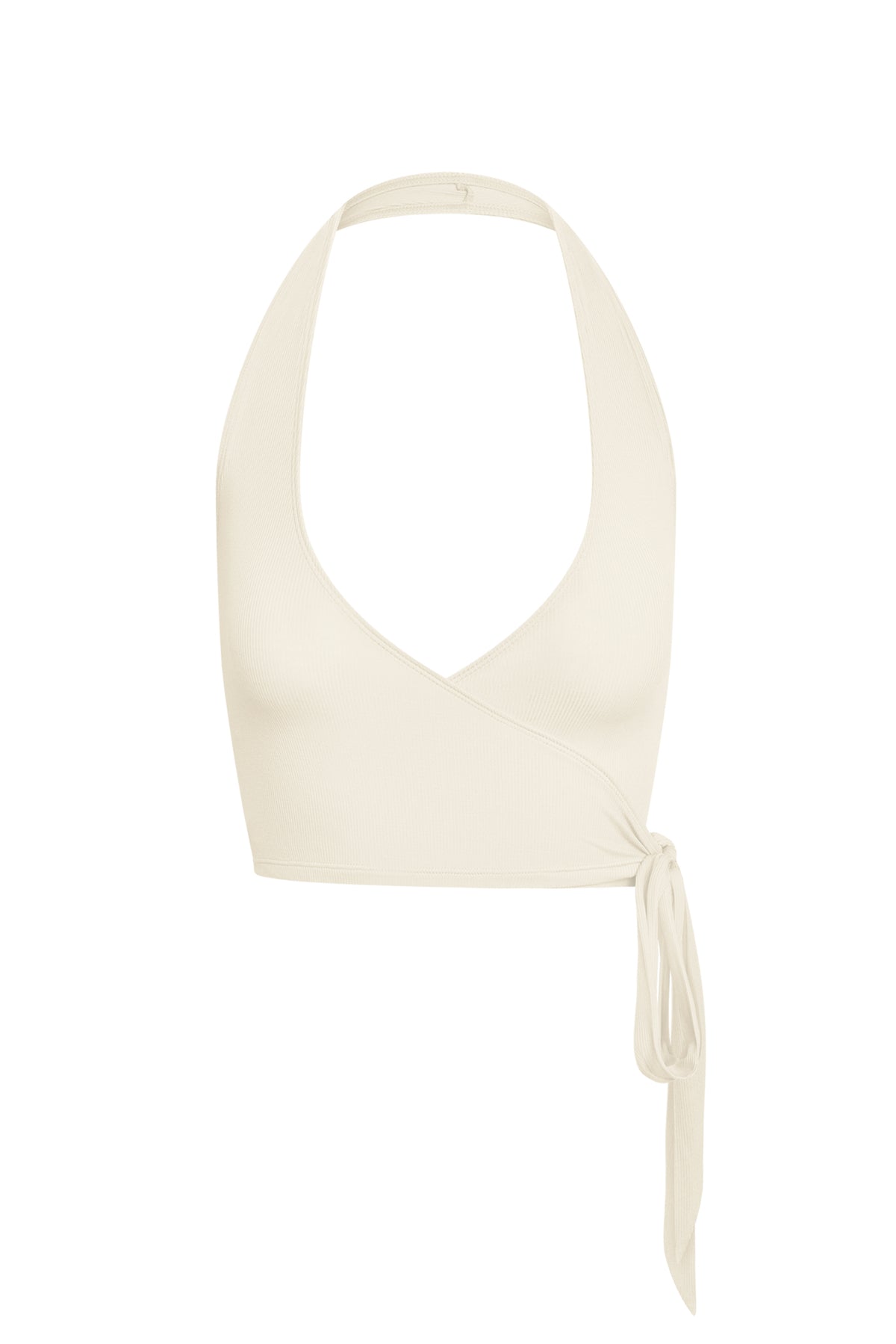 Yosemite Sleeveless Top - Ivory Lightweight Rib
