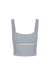 Zion Tank - Heather Grey/Ivory