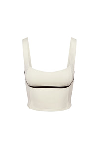 Zion Tank - Ivory/Black