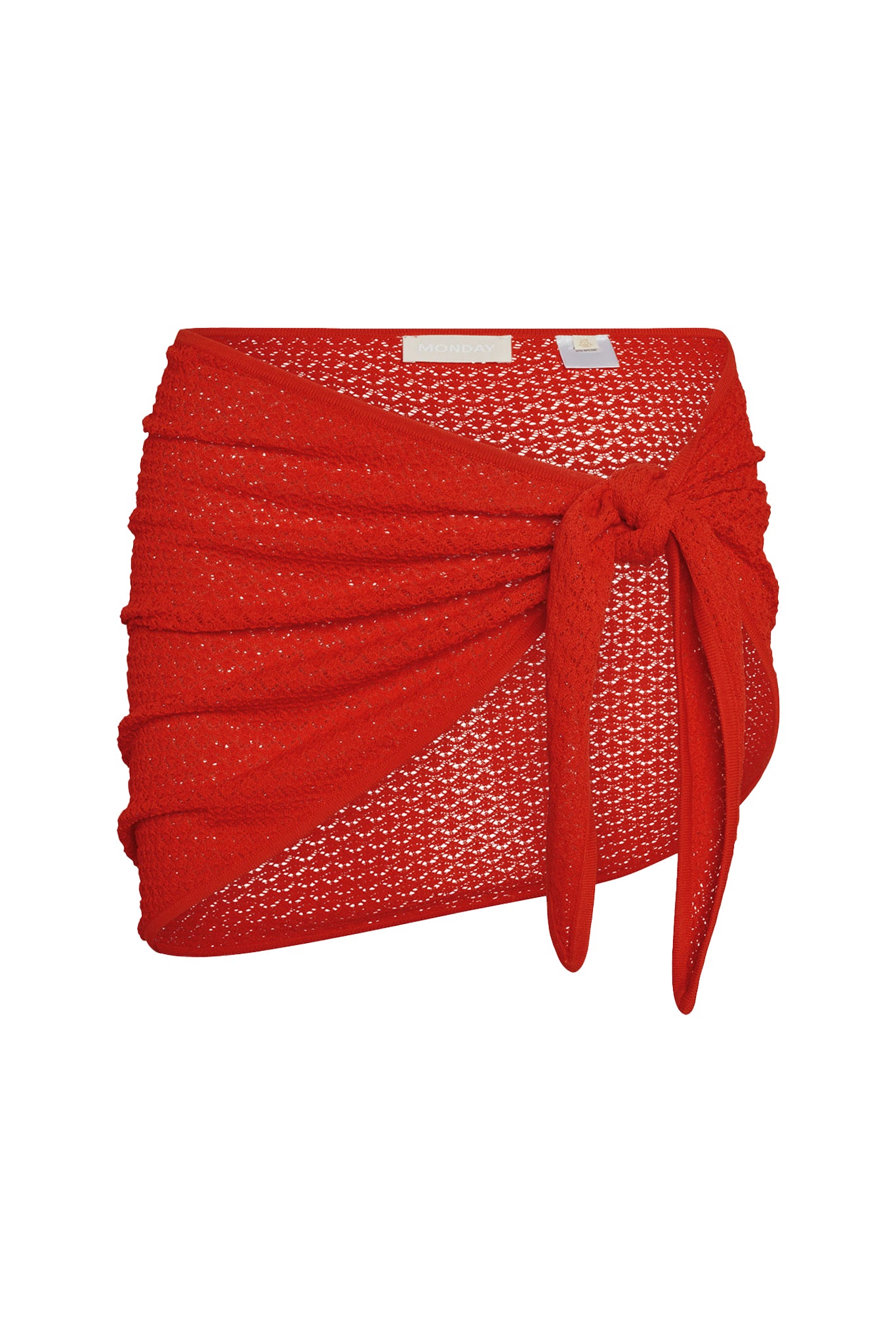 Paris Sarong - Chili Pepper Lace Crochet